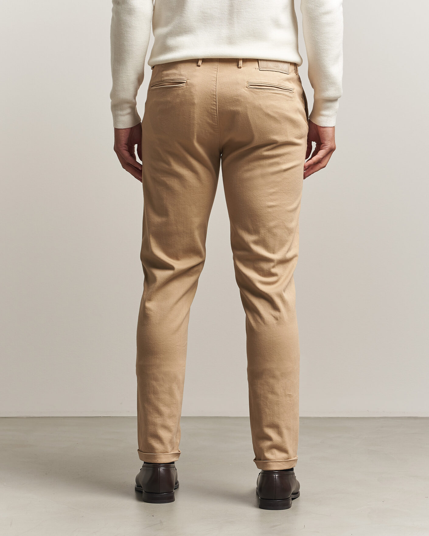 Hombres | Pantalones | Tramarossa | Luis Superstrech Cotton Chino Beige