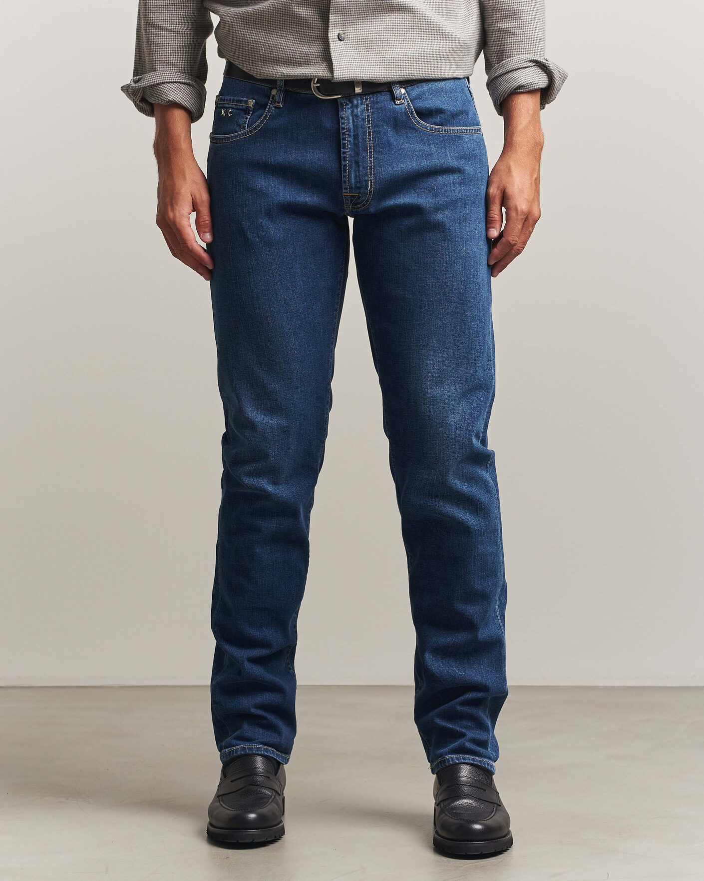 Hombres | Vaqueros | Tramarossa | Michelangelo Stretch Jeans Mid Blue