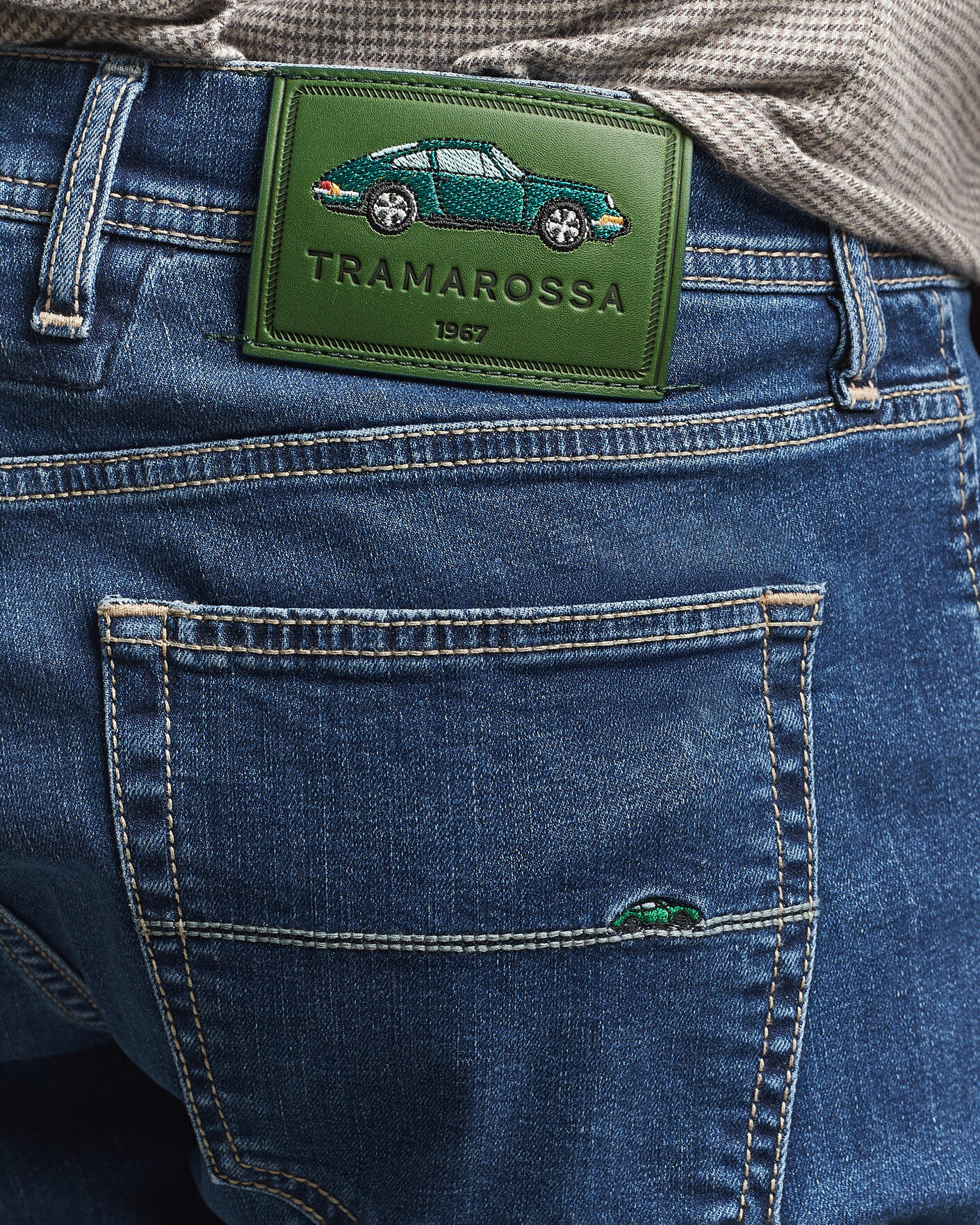 Hombres | Vaqueros | Tramarossa | Michelangelo Stretch Jeans Mid Blue