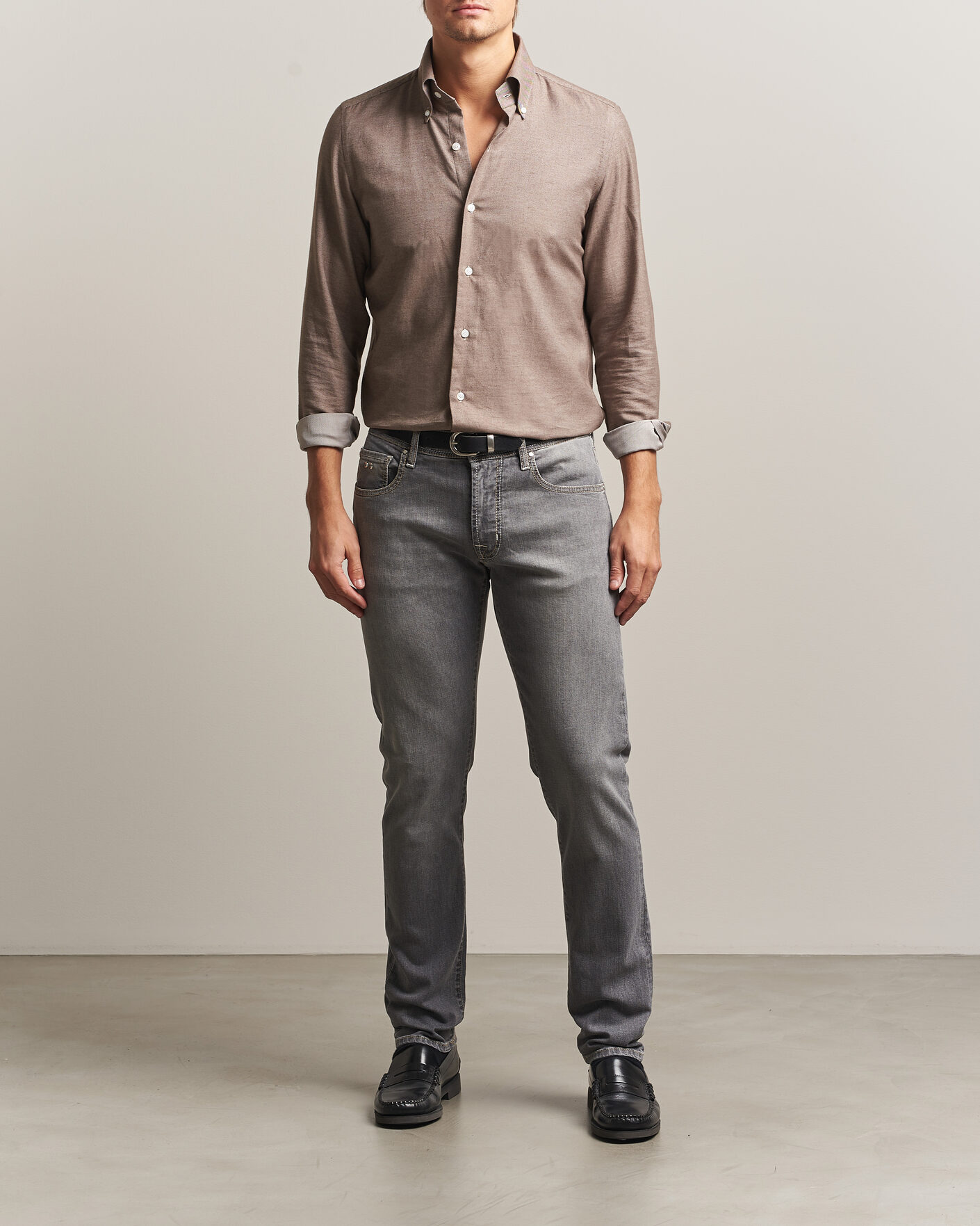 Hombres | Vaqueros | Tramarossa | Michelangelo Stretch Jeans Light Grey