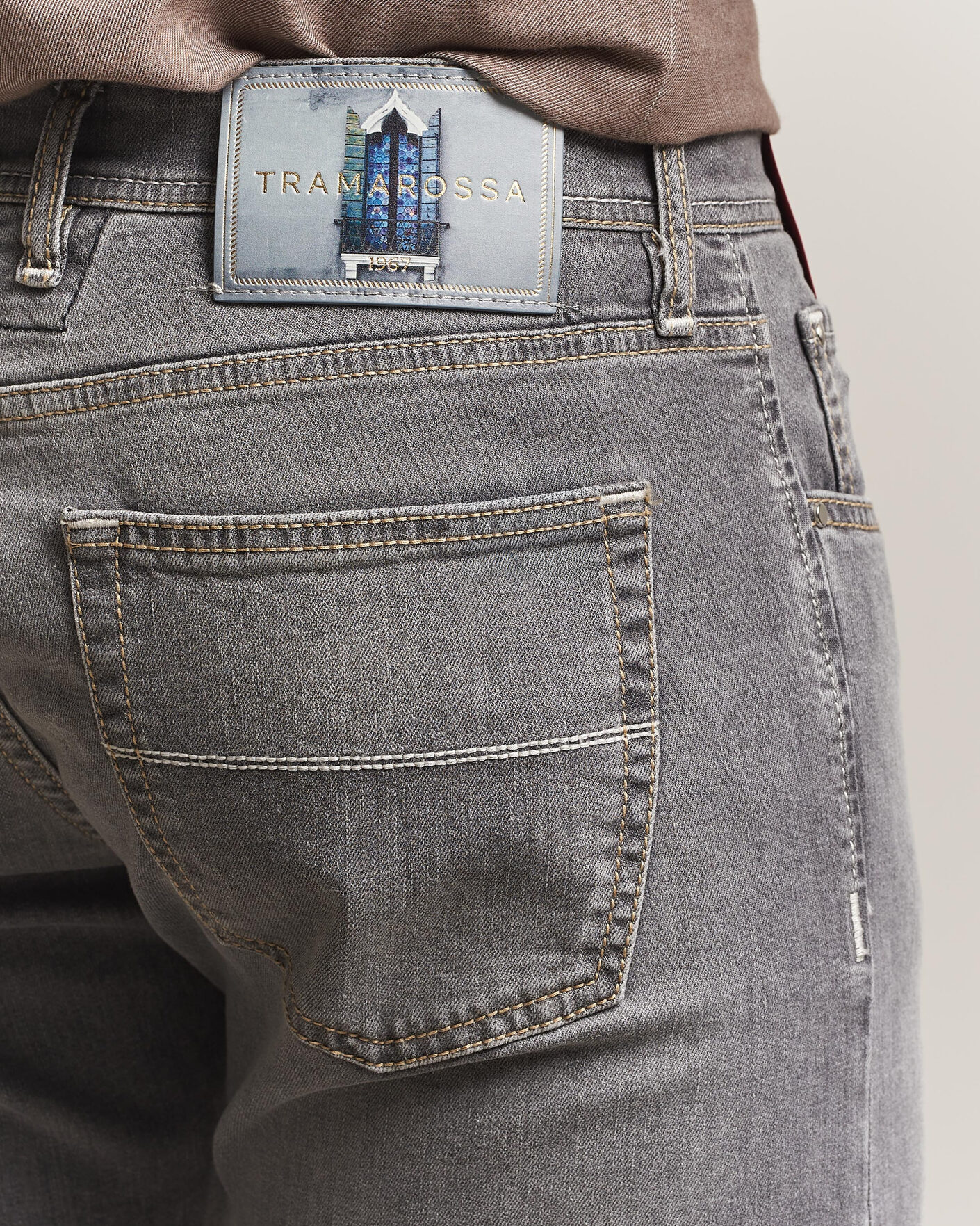 Hombres | Vaqueros | Tramarossa | Michelangelo Stretch Jeans Light Grey