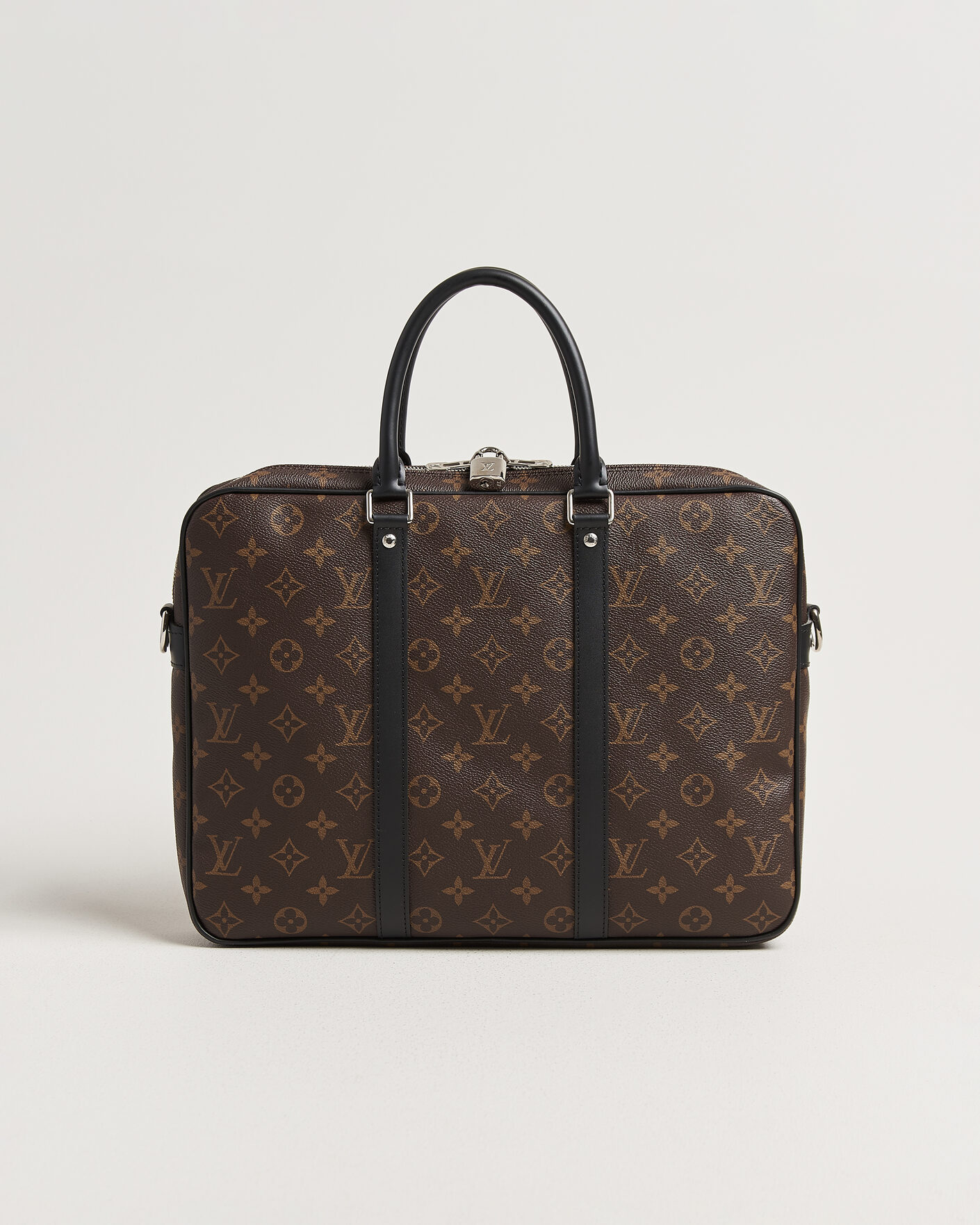 Hombres | Pre-Owned & Vintage Bags | Louis Vuitton Pre-Owned | Porte-Documents Voyage Briefcase Monogram Macassar