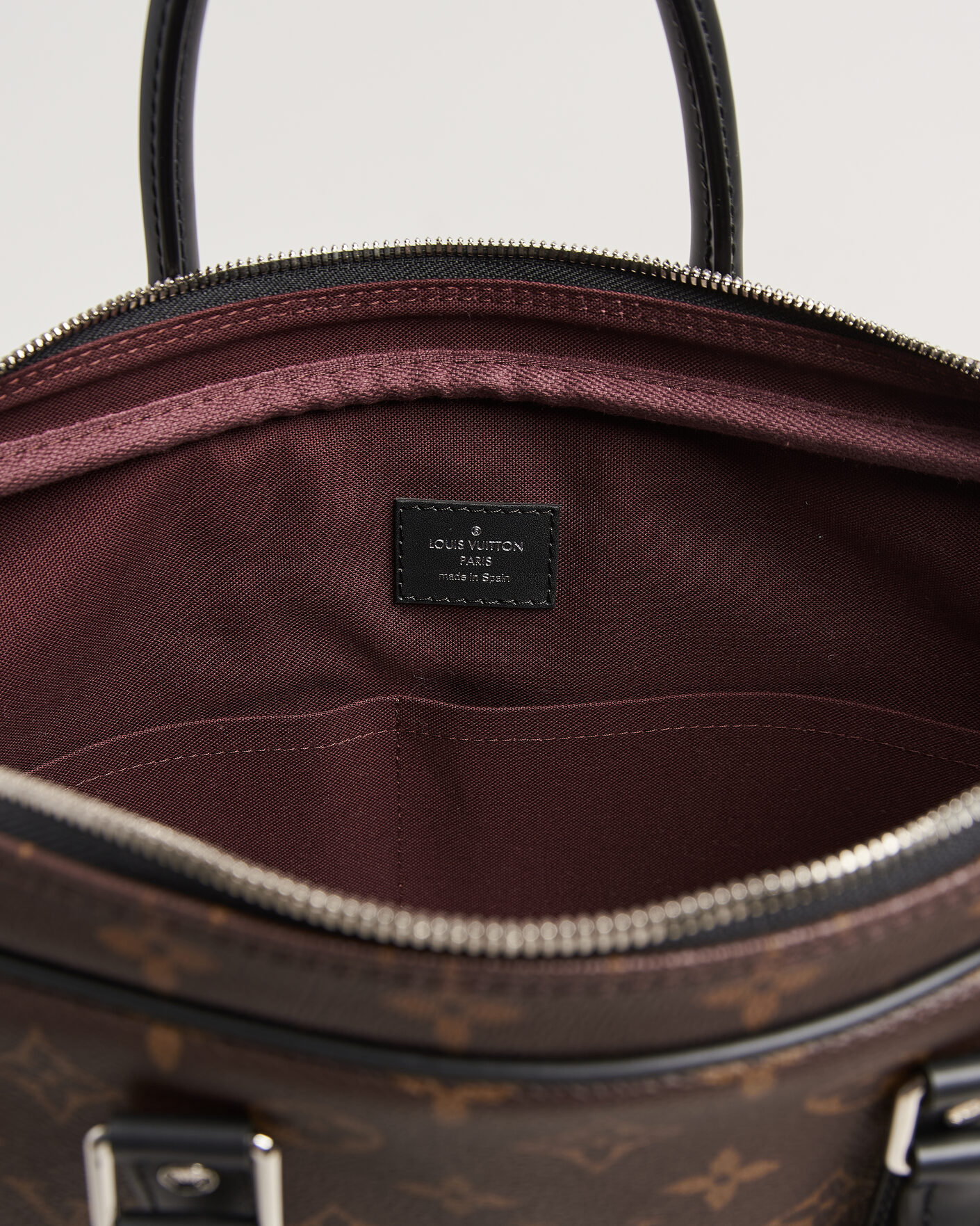 Hombres | Pre-Owned & Vintage Bags | Louis Vuitton Pre-Owned | Porte-Documents Voyage Briefcase Monogram Macassar