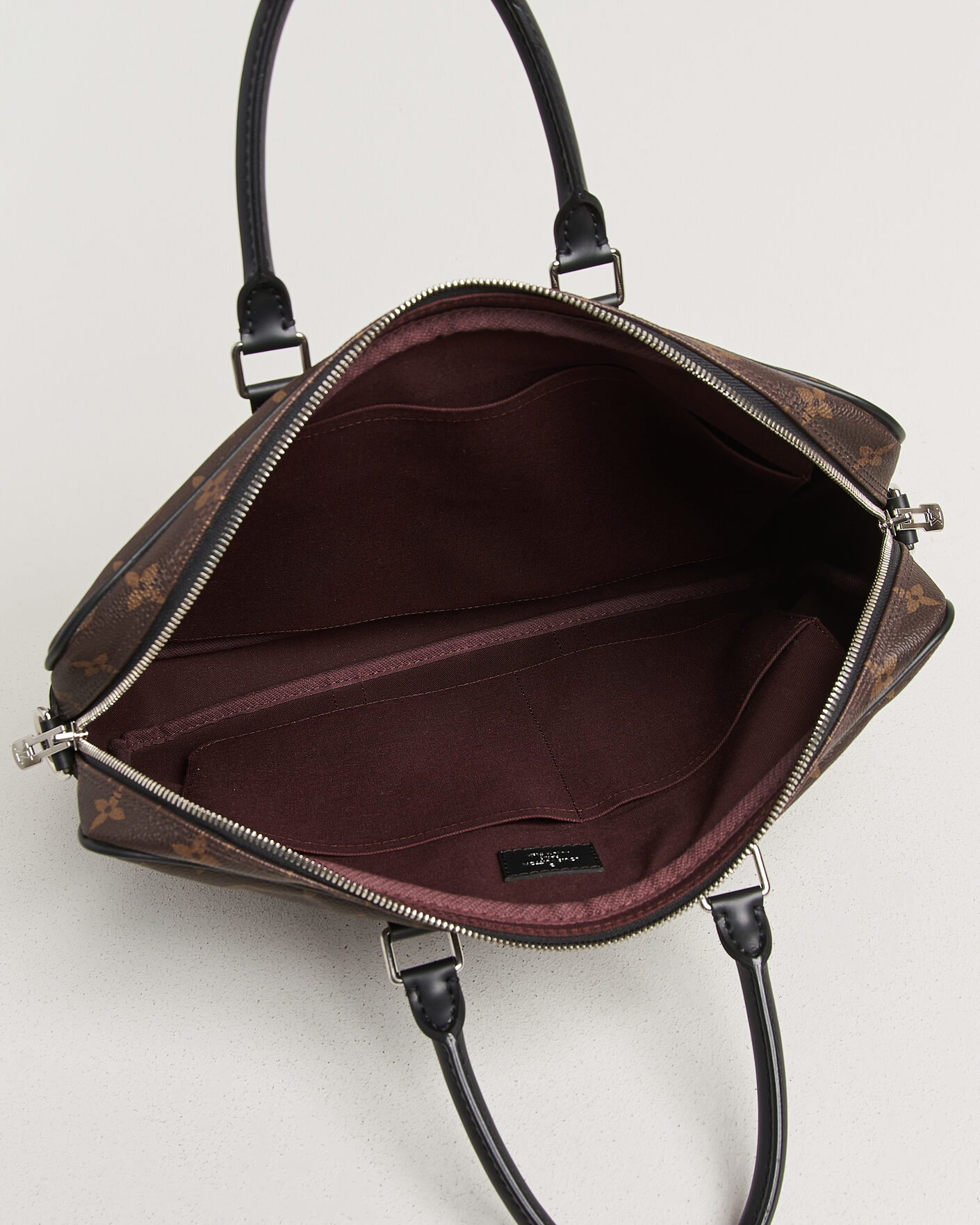 Hombres | Pre-Owned & Vintage Bags | Louis Vuitton Pre-Owned | Porte-Documents Voyage Briefcase Monogram Macassar