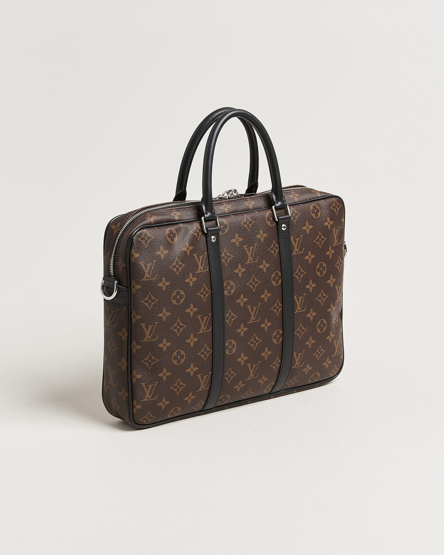 Hombres | Pre-Owned & Vintage Bags | Louis Vuitton Pre-Owned | Porte-Documents Voyage Briefcase Monogram Macassar