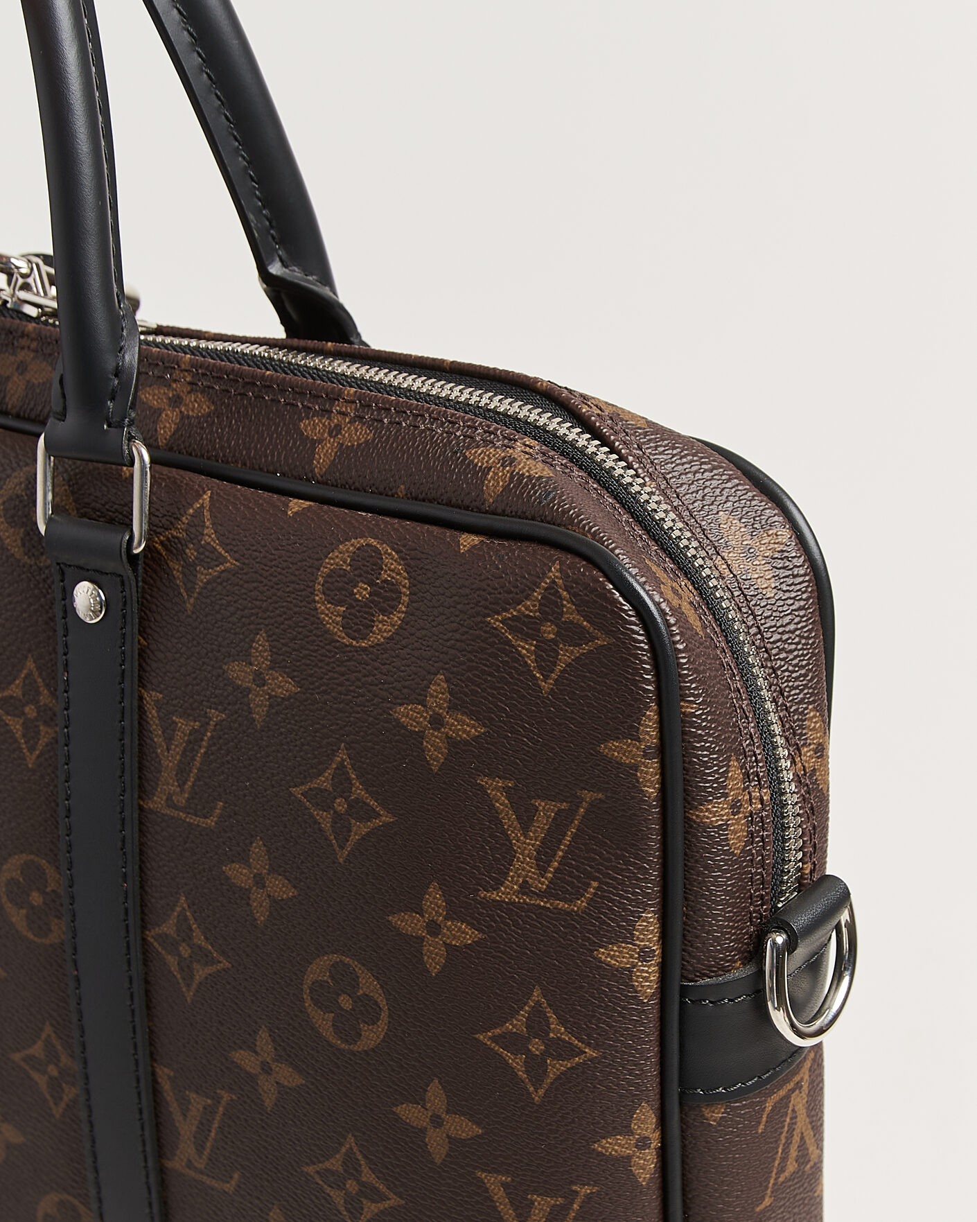Hombres | Pre-Owned & Vintage Bags | Louis Vuitton Pre-Owned | Porte-Documents Voyage Briefcase Monogram Macassar