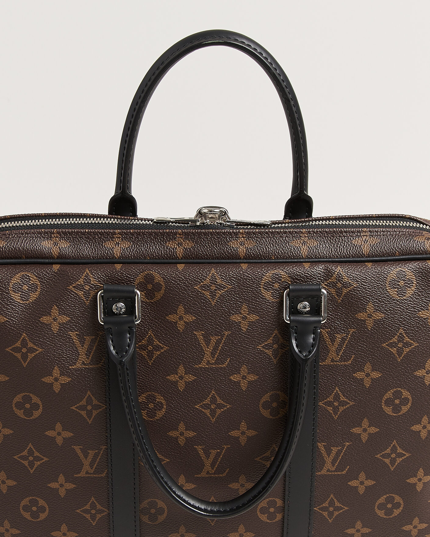 Hombres | Pre-Owned & Vintage Bags | Louis Vuitton Pre-Owned | Porte-Documents Voyage Briefcase Monogram Macassar