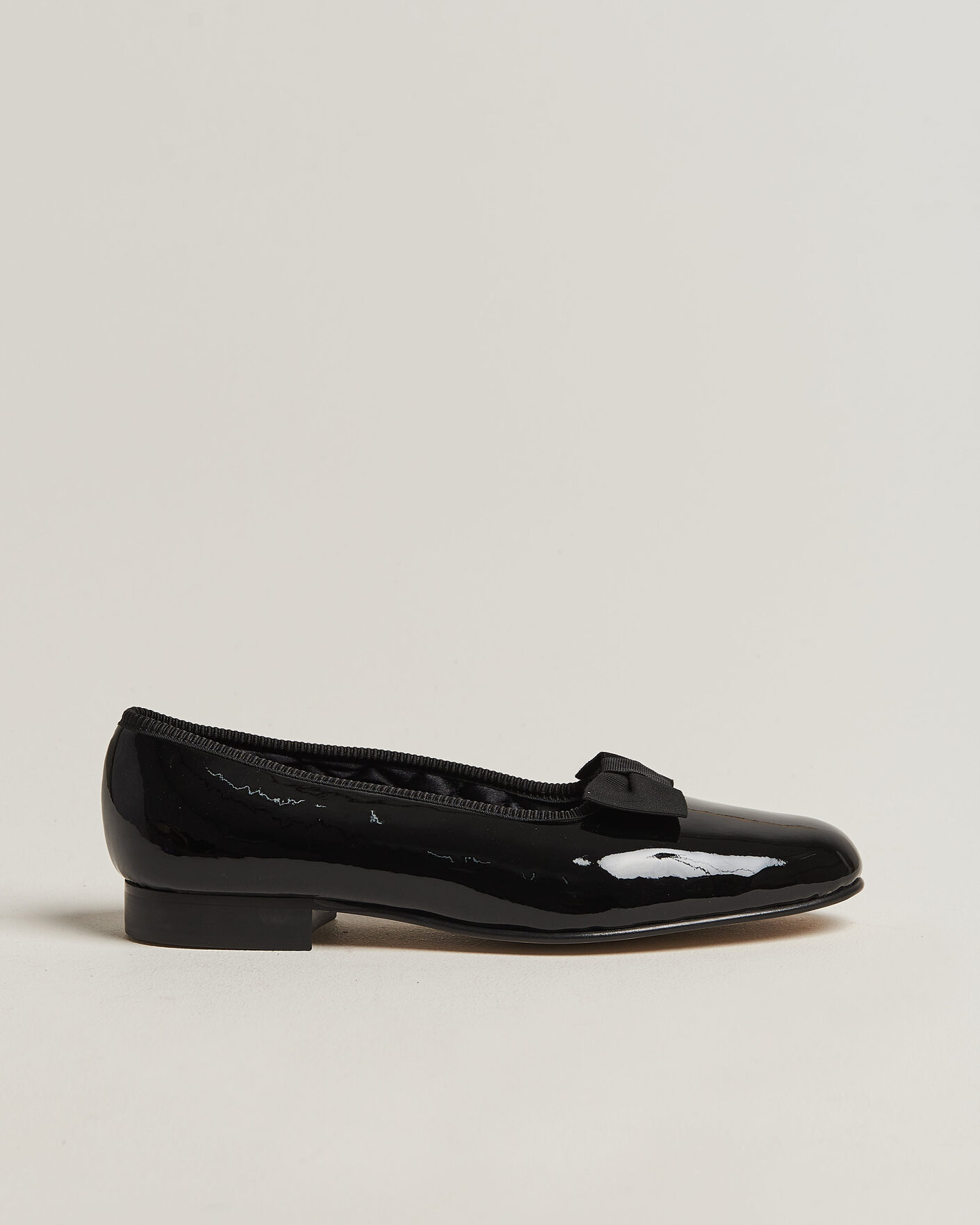 Hombres | Zapatos de charol | Bowhill & Elliott | Patent Opera Pump Black