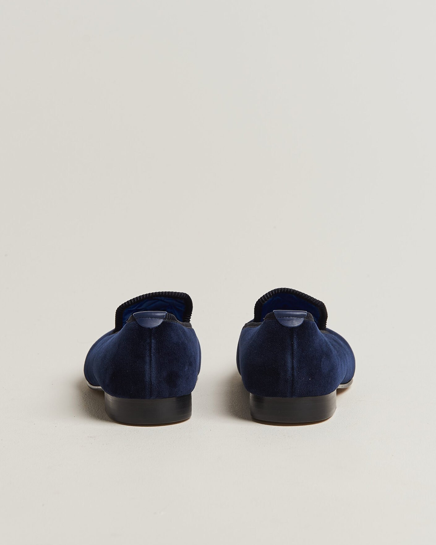 Hombres | Mocasines | Bowhill & Elliott | Plain Albert Pump Navy Velvet