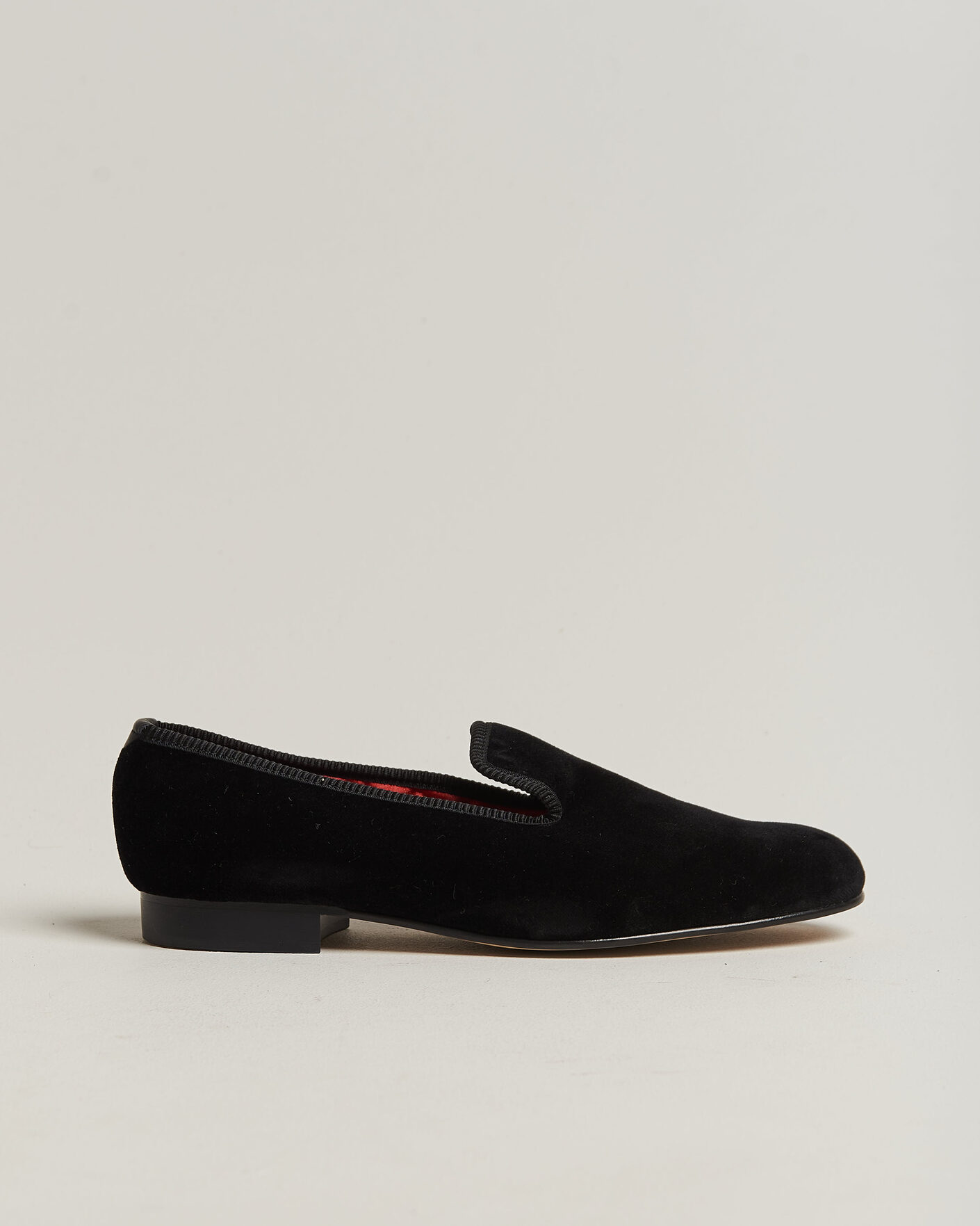 Hombres | Mocasines | Bowhill & Elliott | Plain Albert Pump Black Velvet