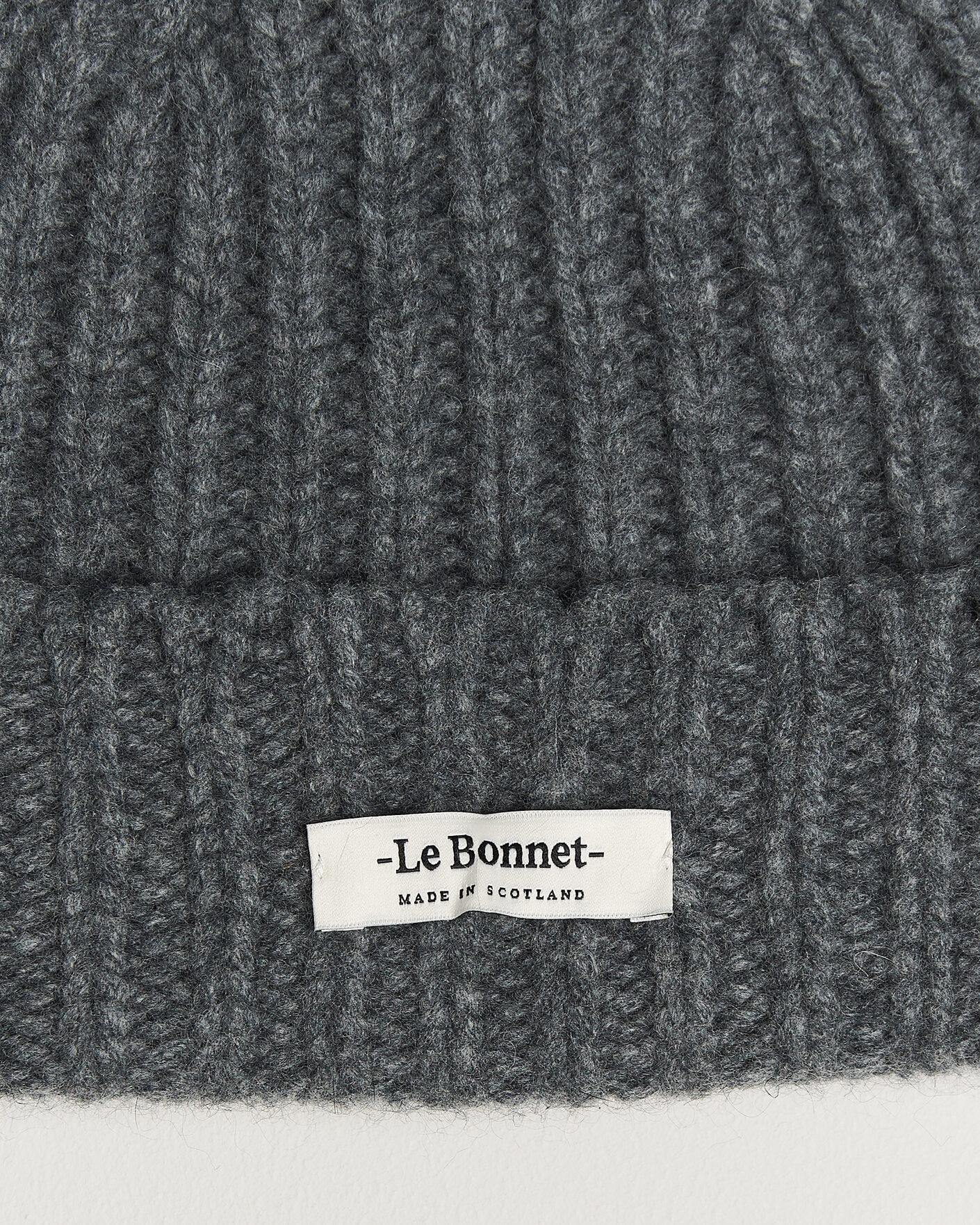 Hombres | Gorros | Le Bonnet | Le Grand Logo Slate Grey