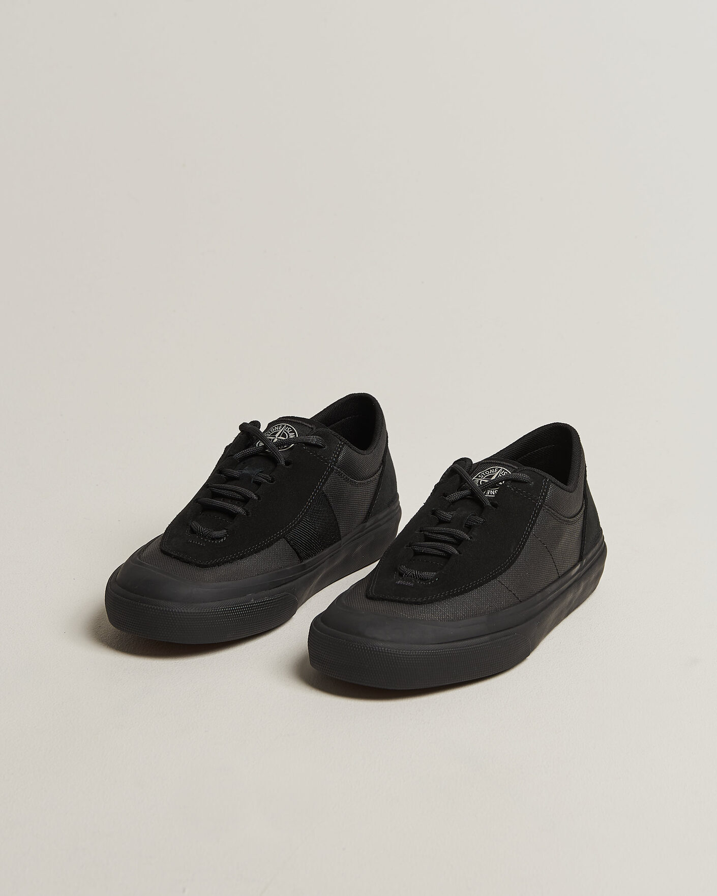 Hombres | Zapatillas | Stone Island | Low Top Canvas Sneaker Black