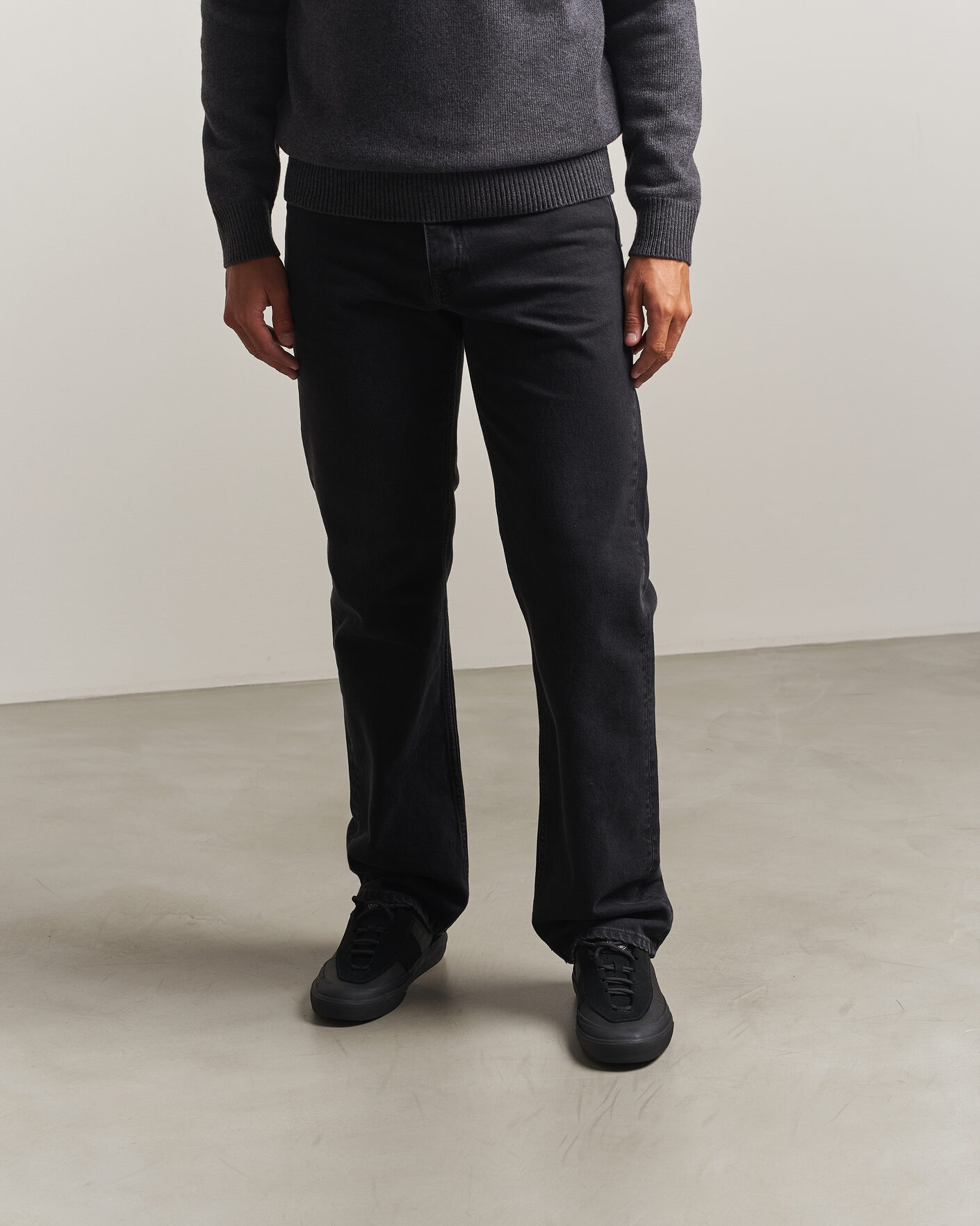 Hombres | Zapatillas | Stone Island | Low Top Canvas Sneaker Black