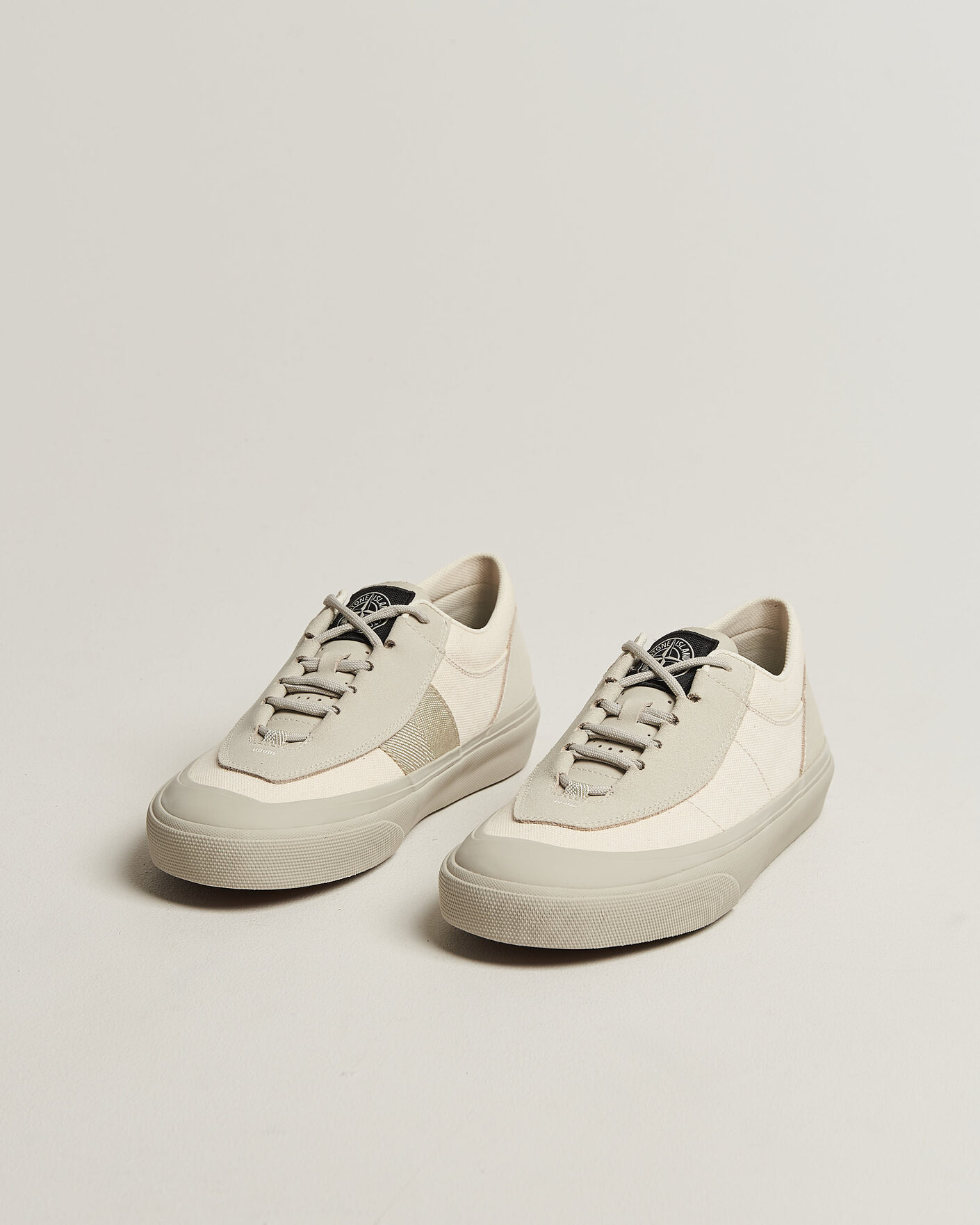 Hombres | Zapatillas | Stone Island | Low Top Canvas Sneaker Ivory
