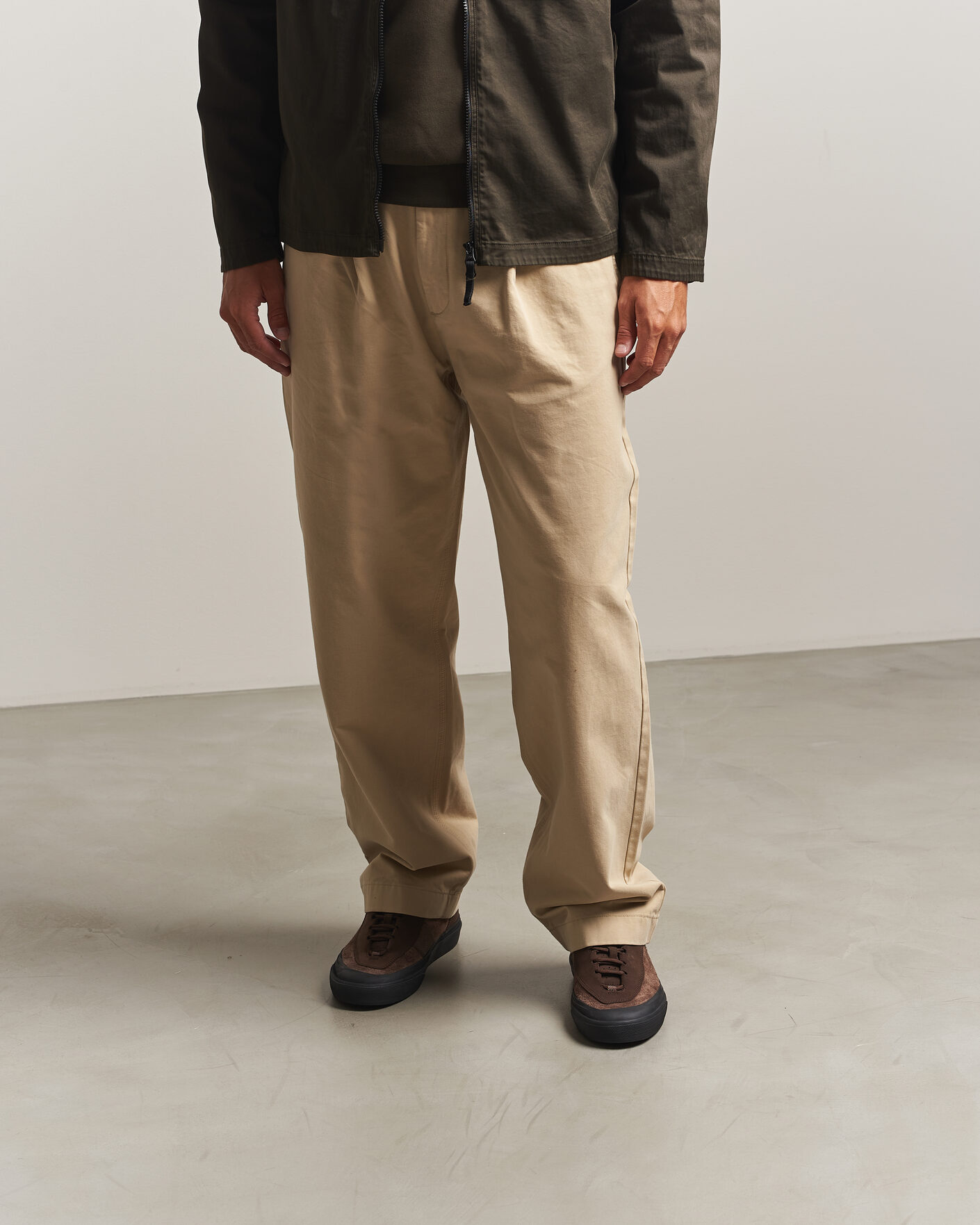 Hombres | Zapatillas | Stone Island | Low Top Suede Sneaker Umber