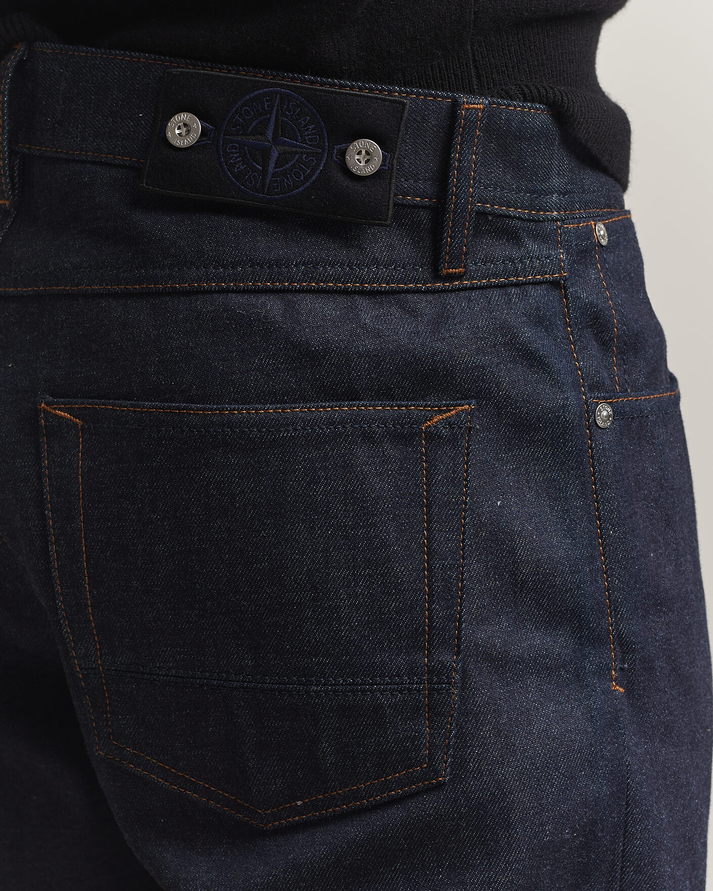 Hombres | Vaqueros | Stone Island | Regular Straight Fit Selvedge Jeans Blue Raw