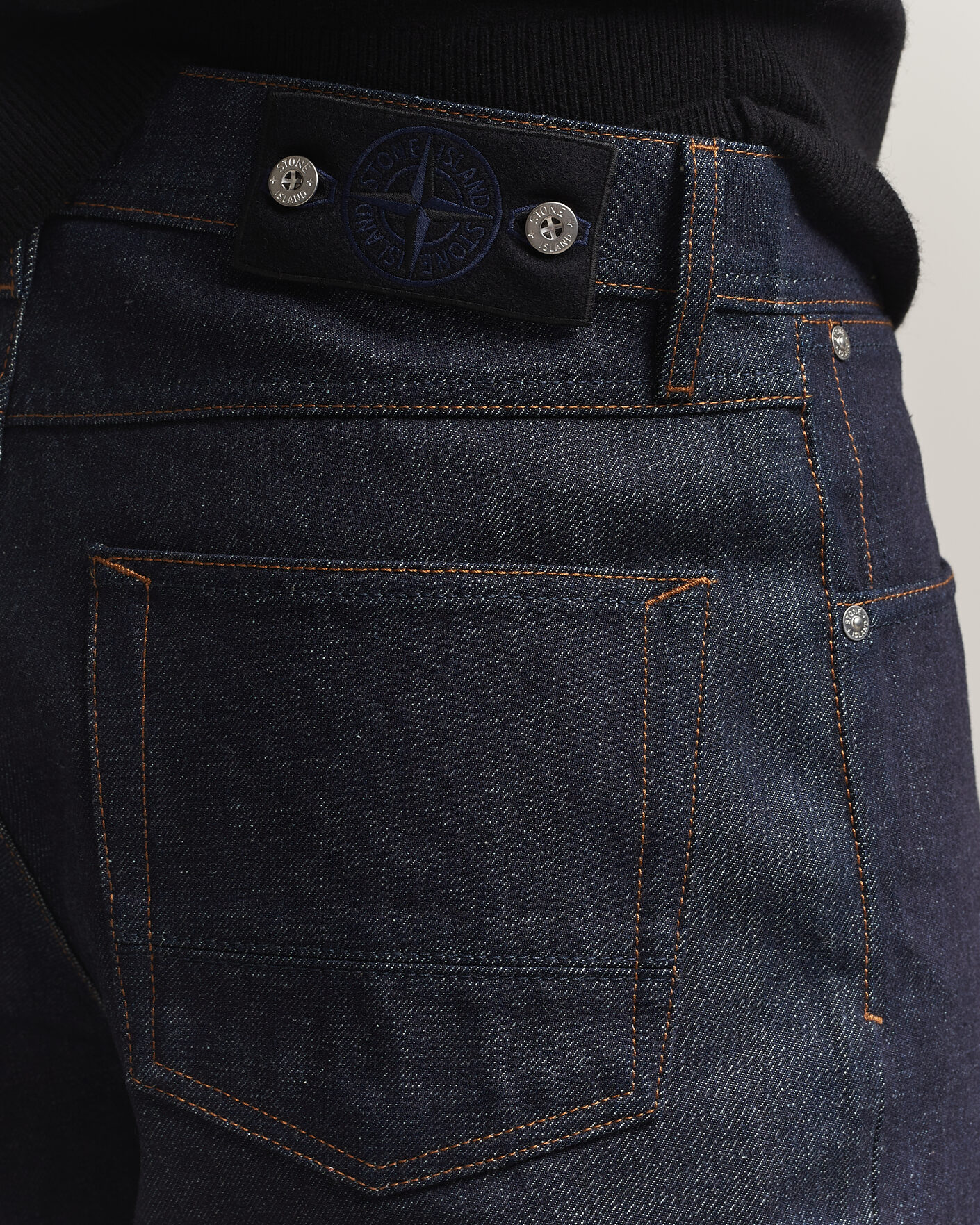 Hombres | Pantalones | Stone Island | Loose Fit Jeans Blue Raw