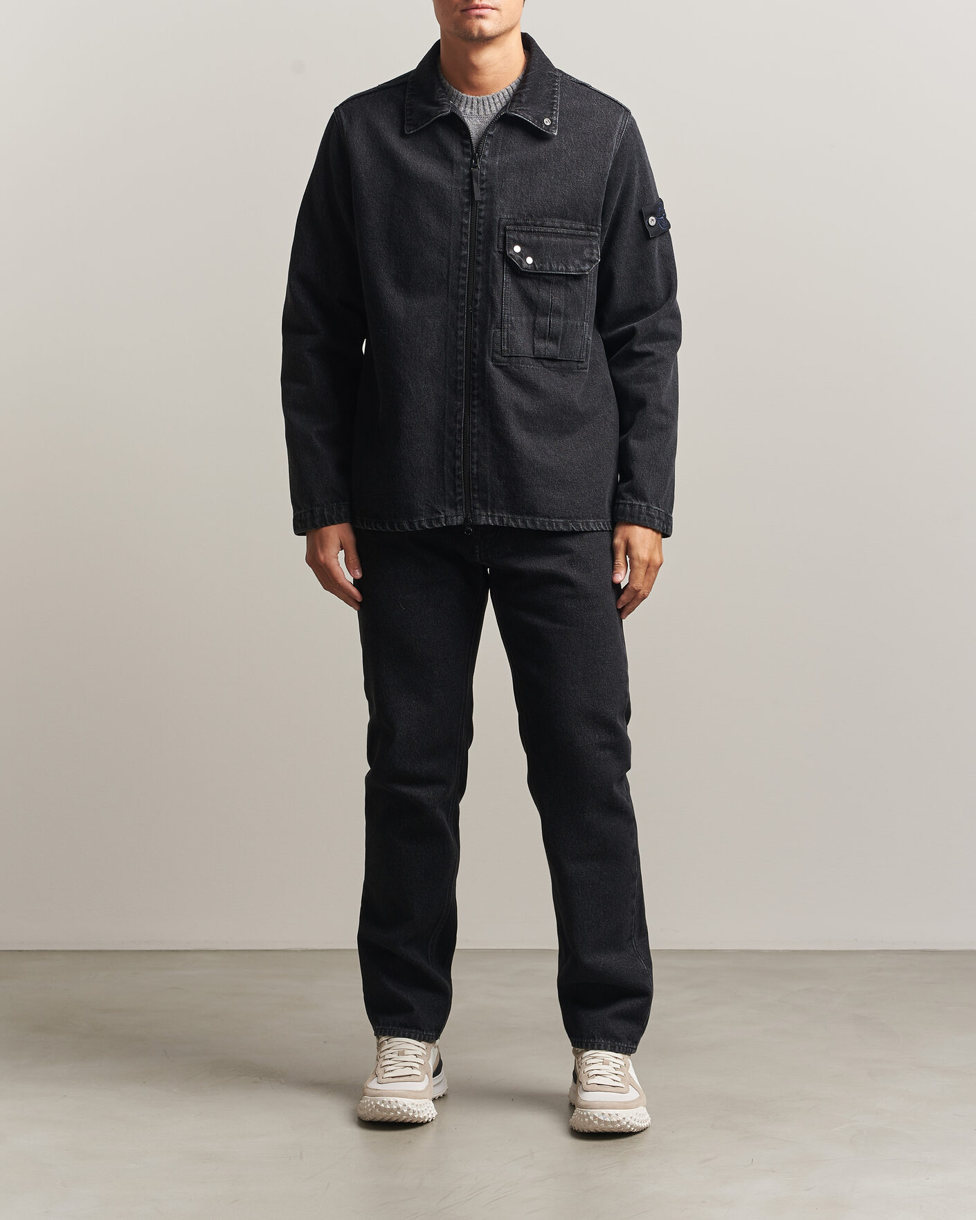 Hombres | Vaqueros | Stone Island | Regular Straight Fit Jeans Black Medium Wash