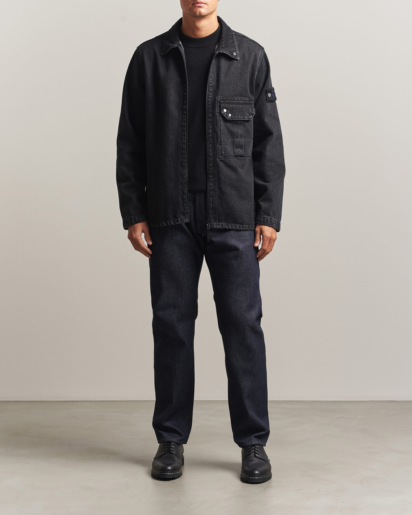 Hombres | Vaqueros | Stone Island | Regular Straight Fit Indigo Jeans Blue Raw