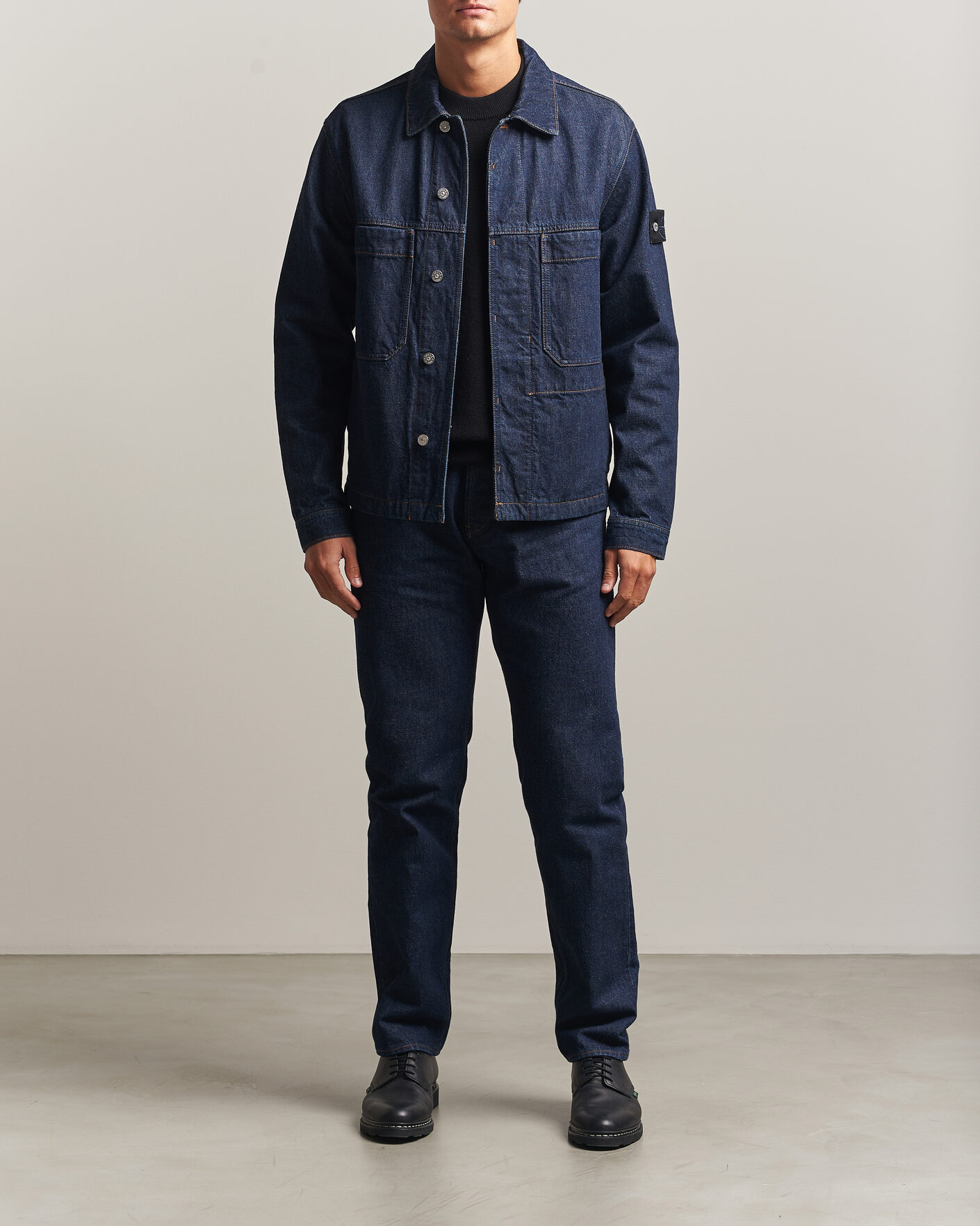Hombres | Vaqueros | Stone Island | Regular Straight Fit Indigo Jeans Blue Rinse