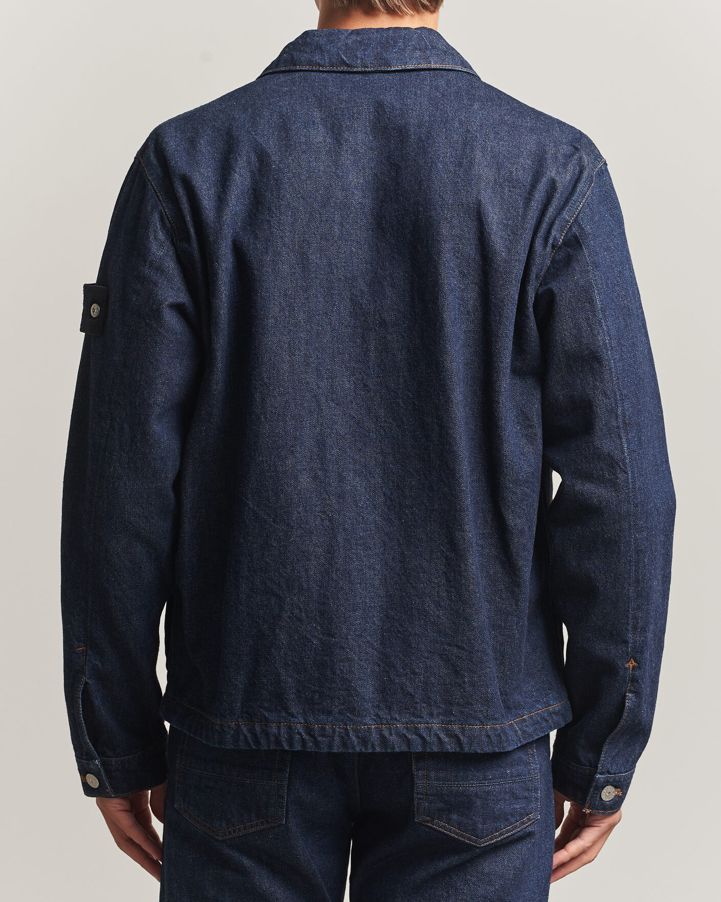 Hombres | Abrigos y chaquetas | Stone Island | Indigo Denim Coach Jacket Blue Rinse