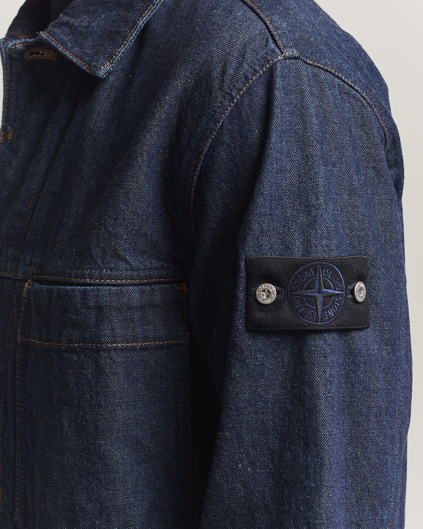 Hombres | Abrigos y chaquetas | Stone Island | Indigo Denim Coach Jacket Blue Rinse