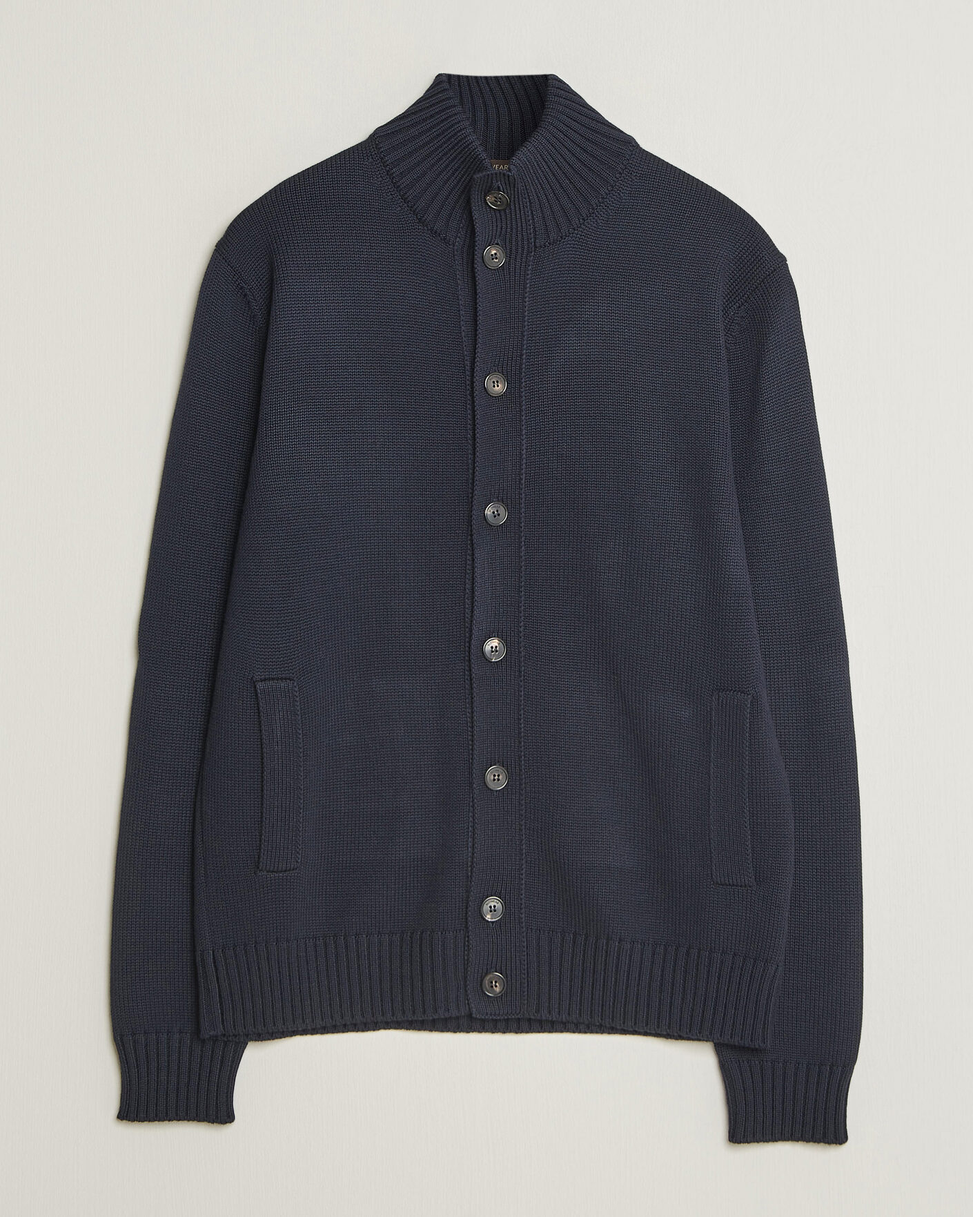 Hombres | Jerséis y prendas de punto | Zanone | Virgin Merino Wool Chioto Navy