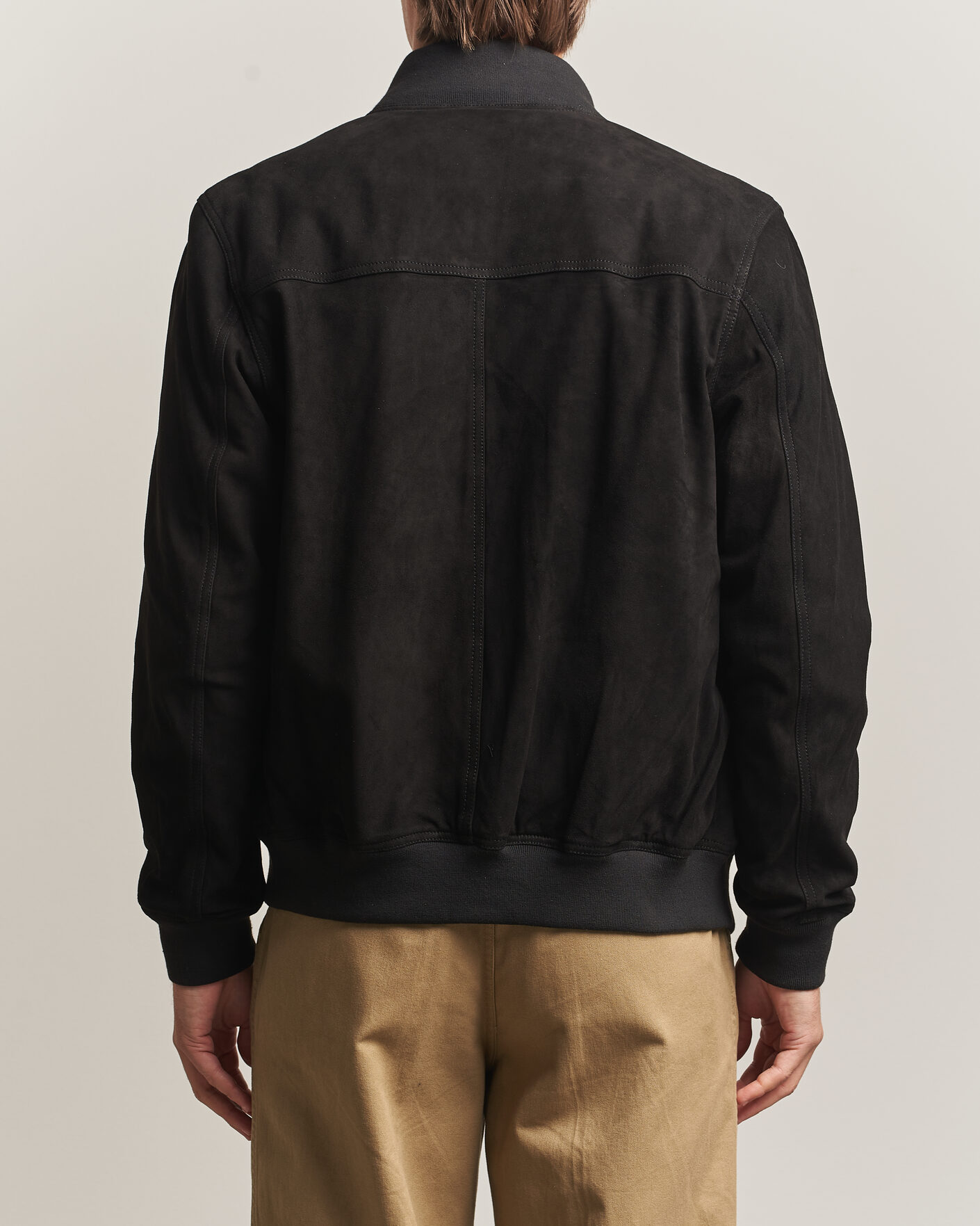 Hombres | Abrigos y chaquetas | Baracuta | Suede Blouson Jacket Black