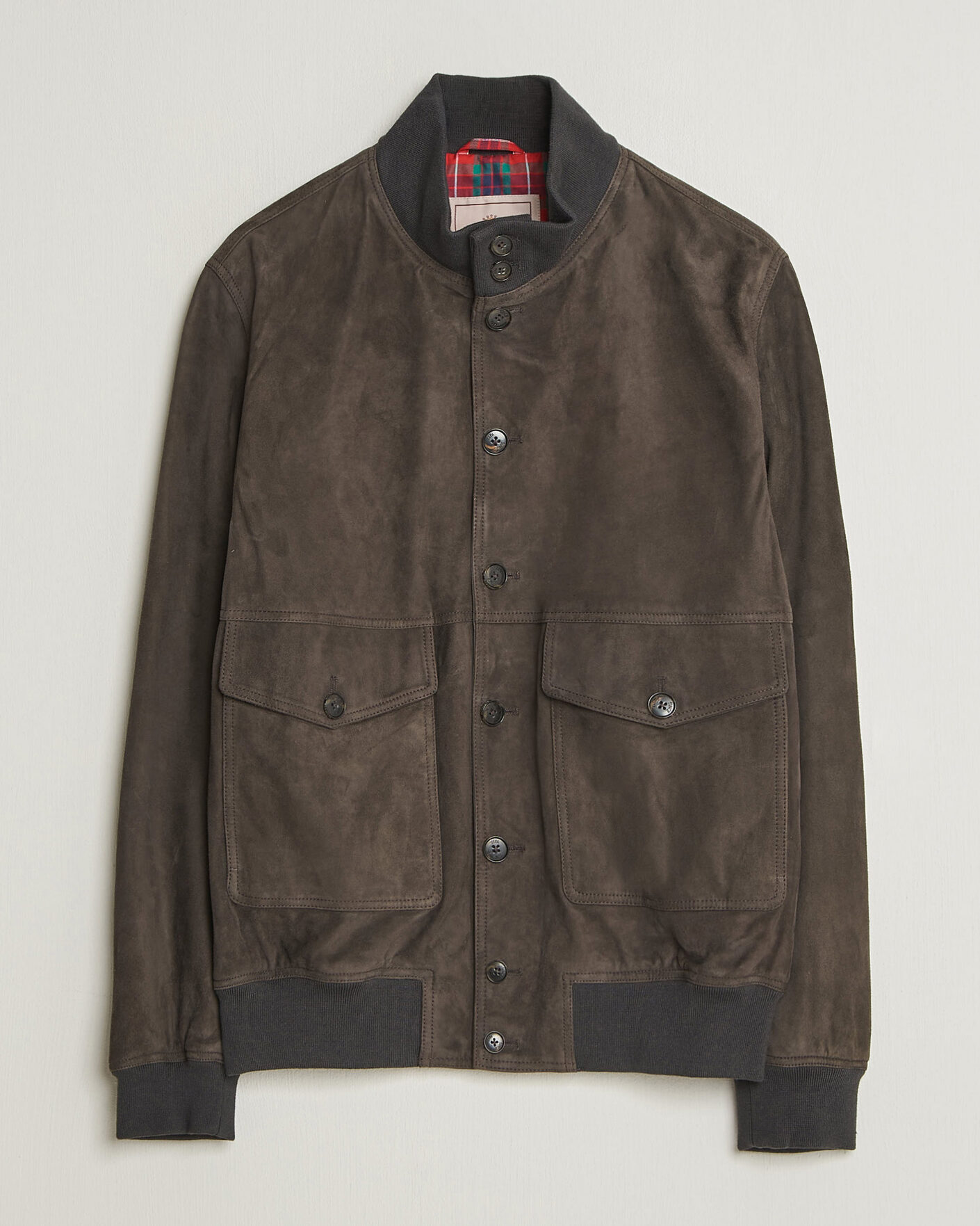 Hombres | Abrigos y chaquetas | Baracuta | Suede Blouson Jacket December Sky