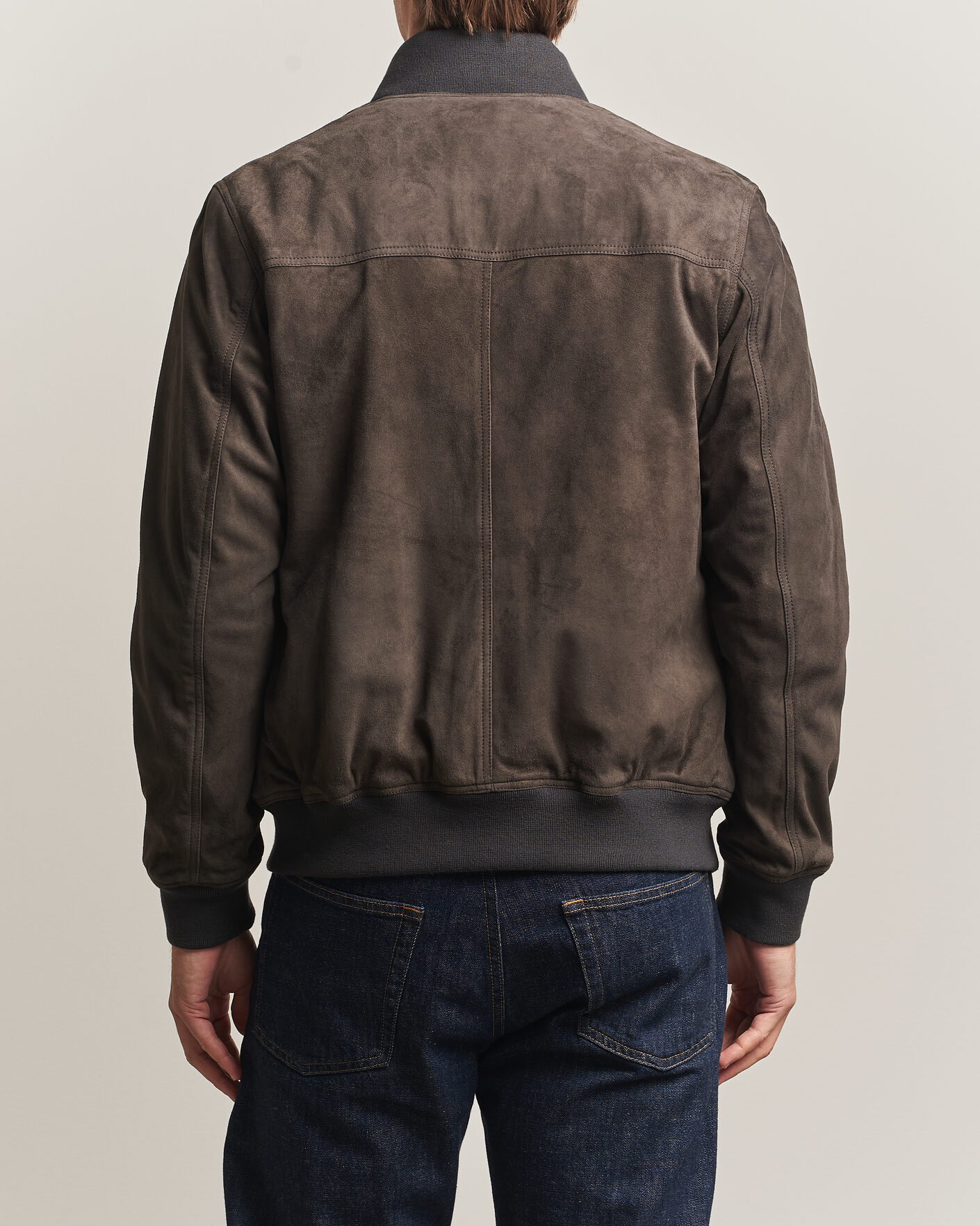Hombres | Abrigos y chaquetas | Baracuta | Suede Blouson Jacket December Sky