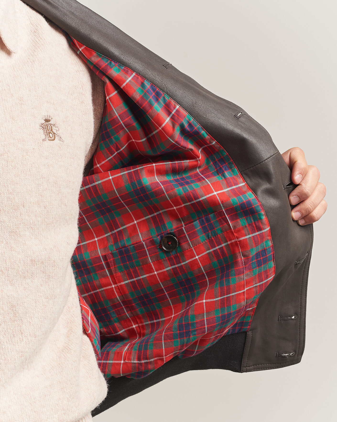 Hombres | Abrigos y chaquetas | Baracuta | Suede Blouson Jacket December Sky