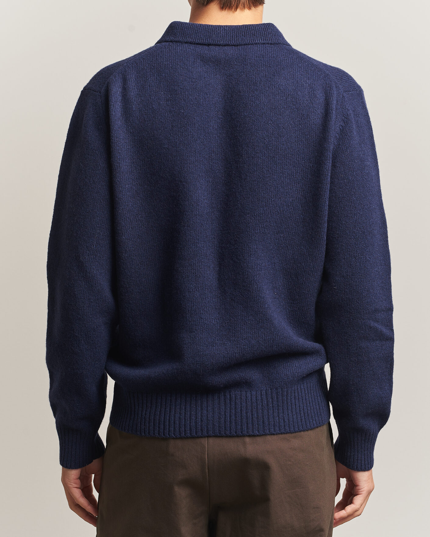 Hombres | Jerséis y prendas de punto | Baracuta | Shetland Polo Navy