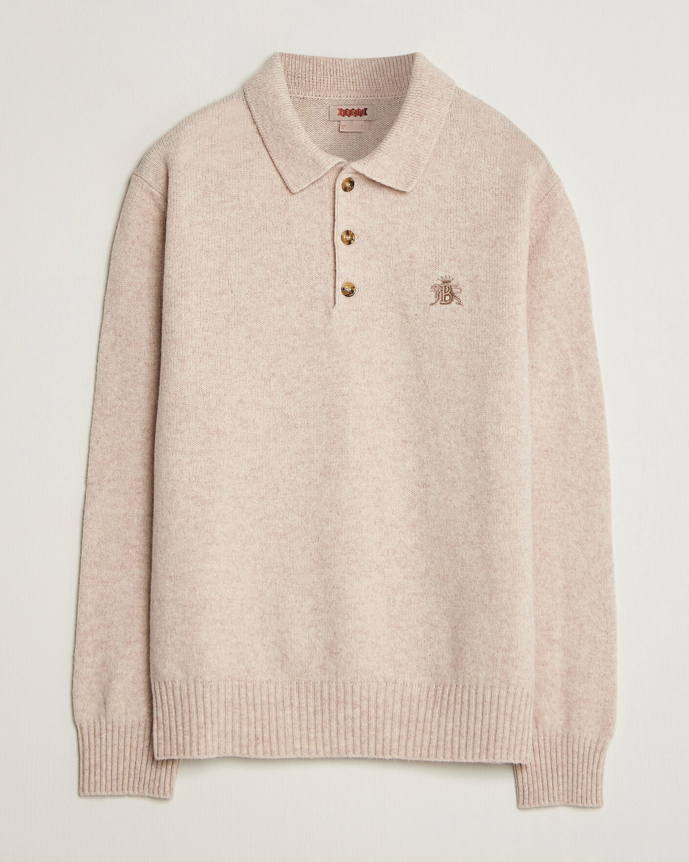 Hombres | Jerséis y prendas de punto | Baracuta | Shetland Polo Antique White