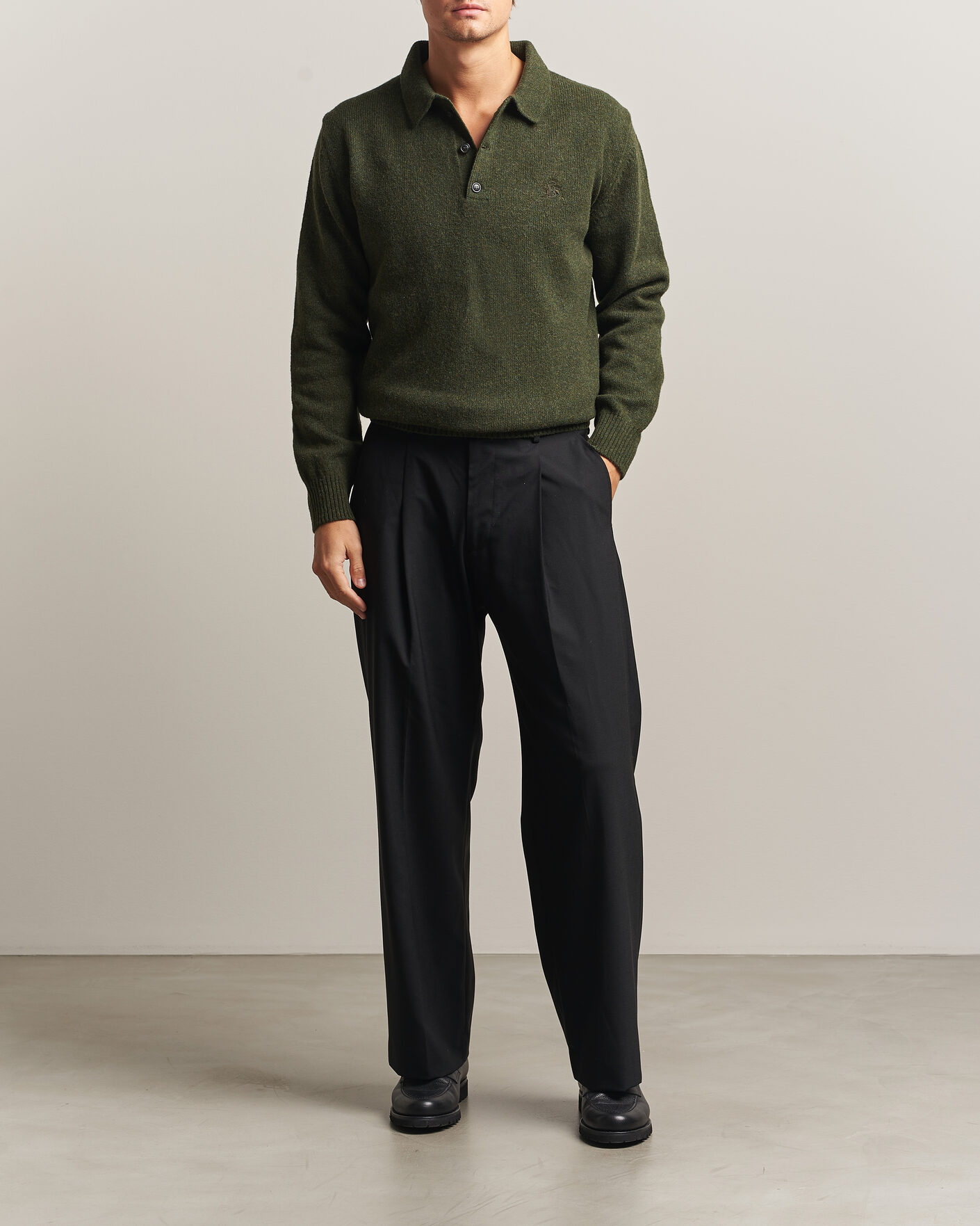 Hombres | Jerséis y prendas de punto | Baracuta | Shetland Polo Beech