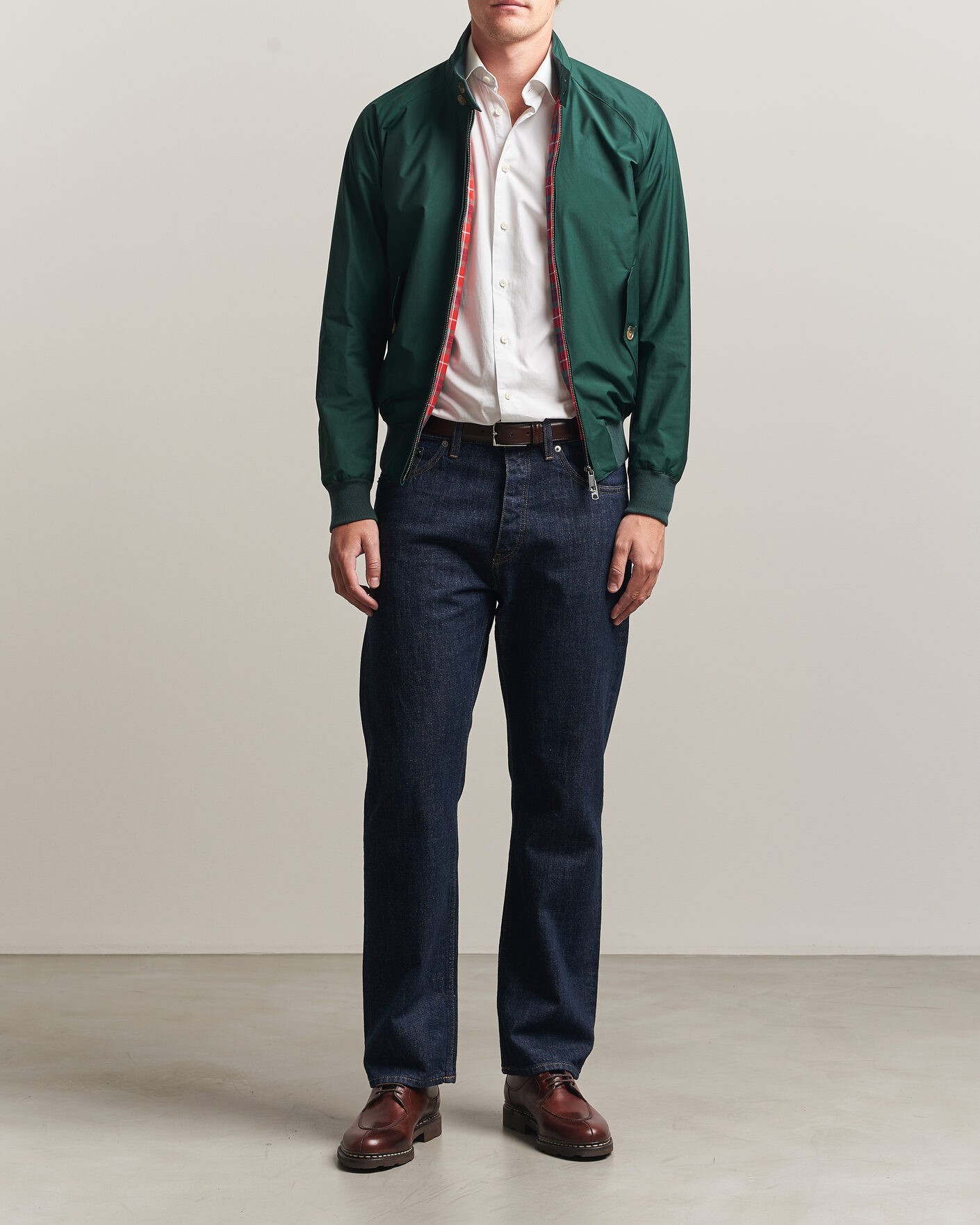 Hombres | Abrigos y chaquetas | Baracuta | G9 Original Harrington Jacket Racing Green