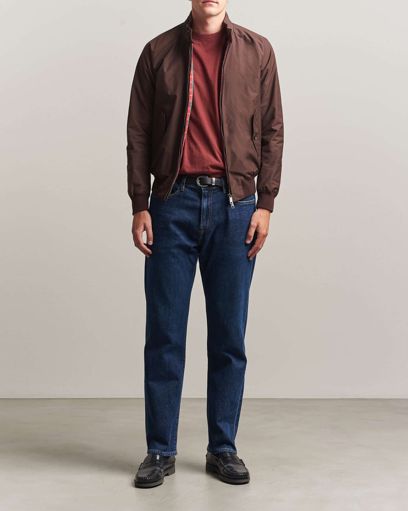 Hombres | Abrigos y chaquetas | Baracuta | G9 Original Harrington Jacket Brown Cigar