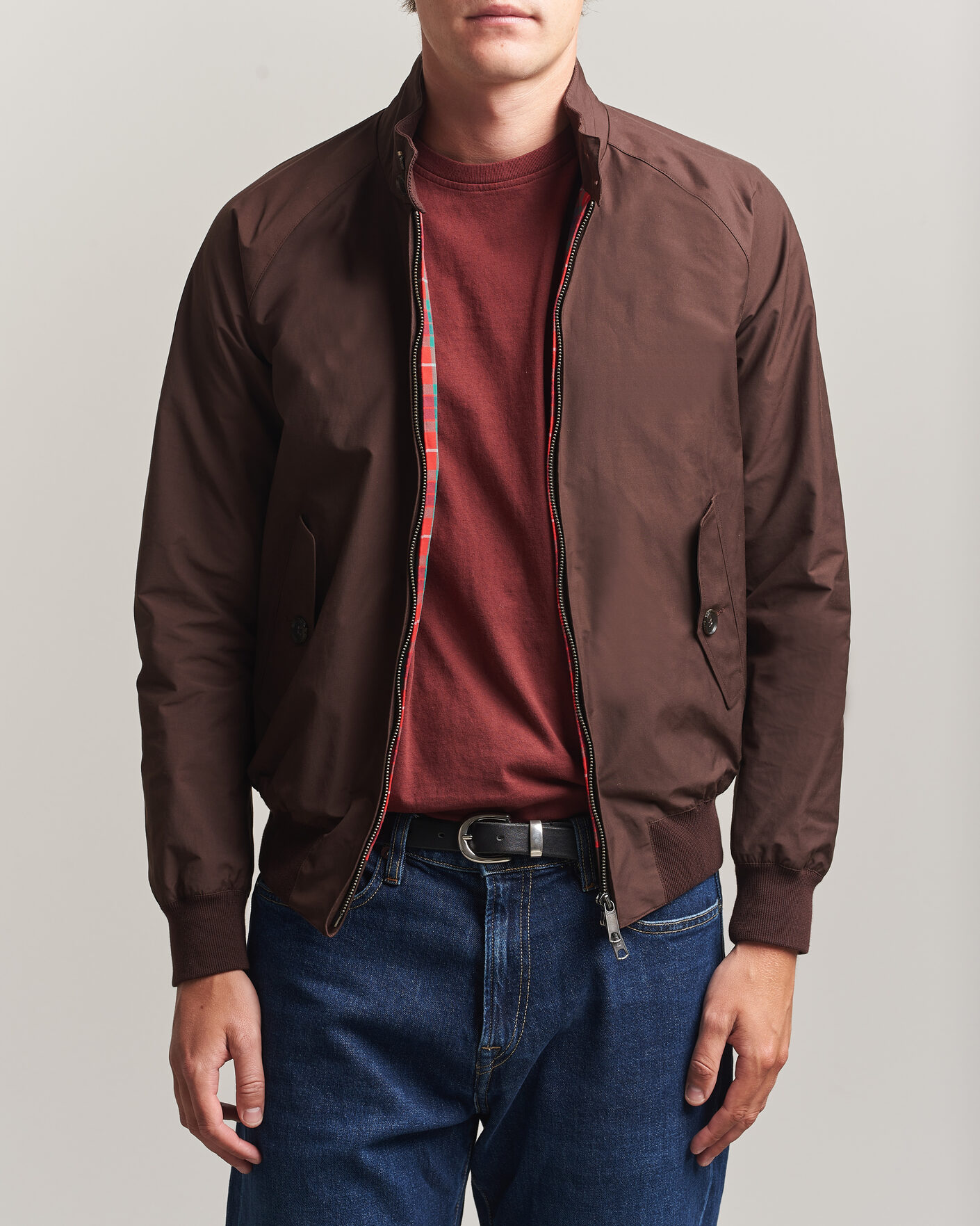Hombres | Abrigos y chaquetas | Baracuta | G9 Original Harrington Jacket Brown Cigar