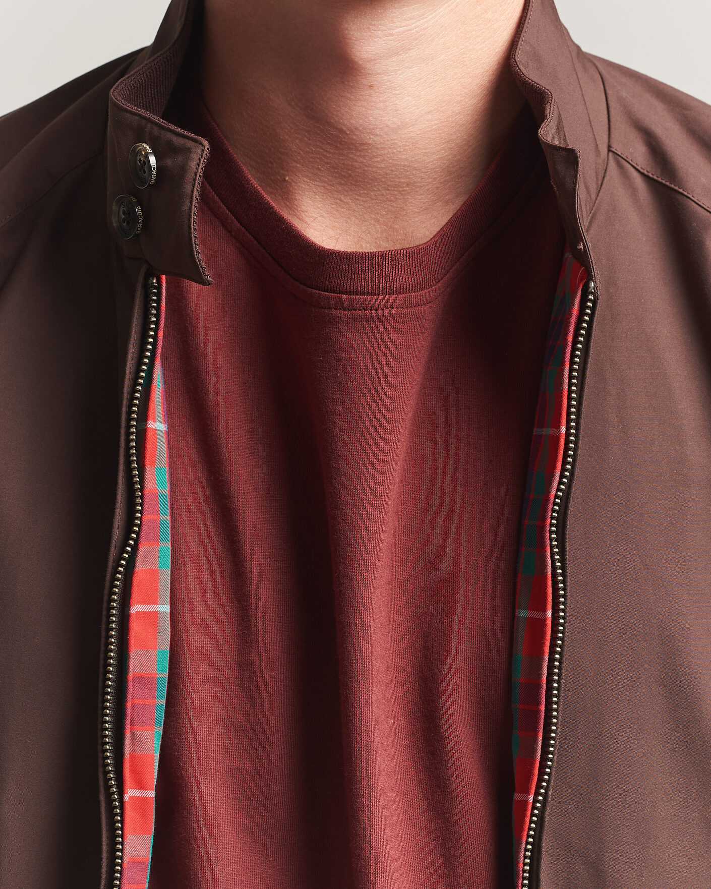 Hombres | Abrigos y chaquetas | Baracuta | G9 Original Harrington Jacket Brown Cigar