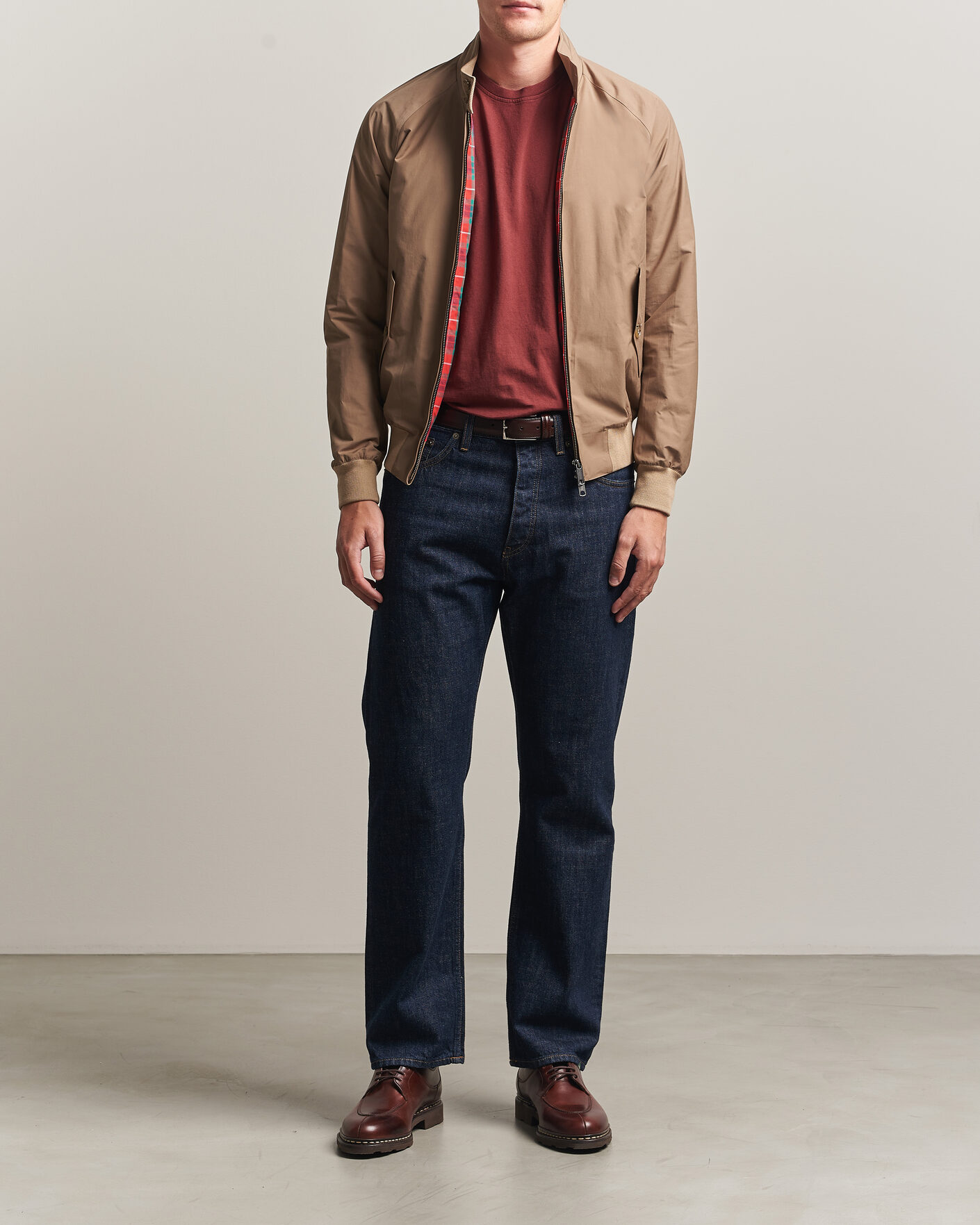 Hombres | Abrigos y chaquetas | Baracuta | G9 Original Harrington Jacket Tan