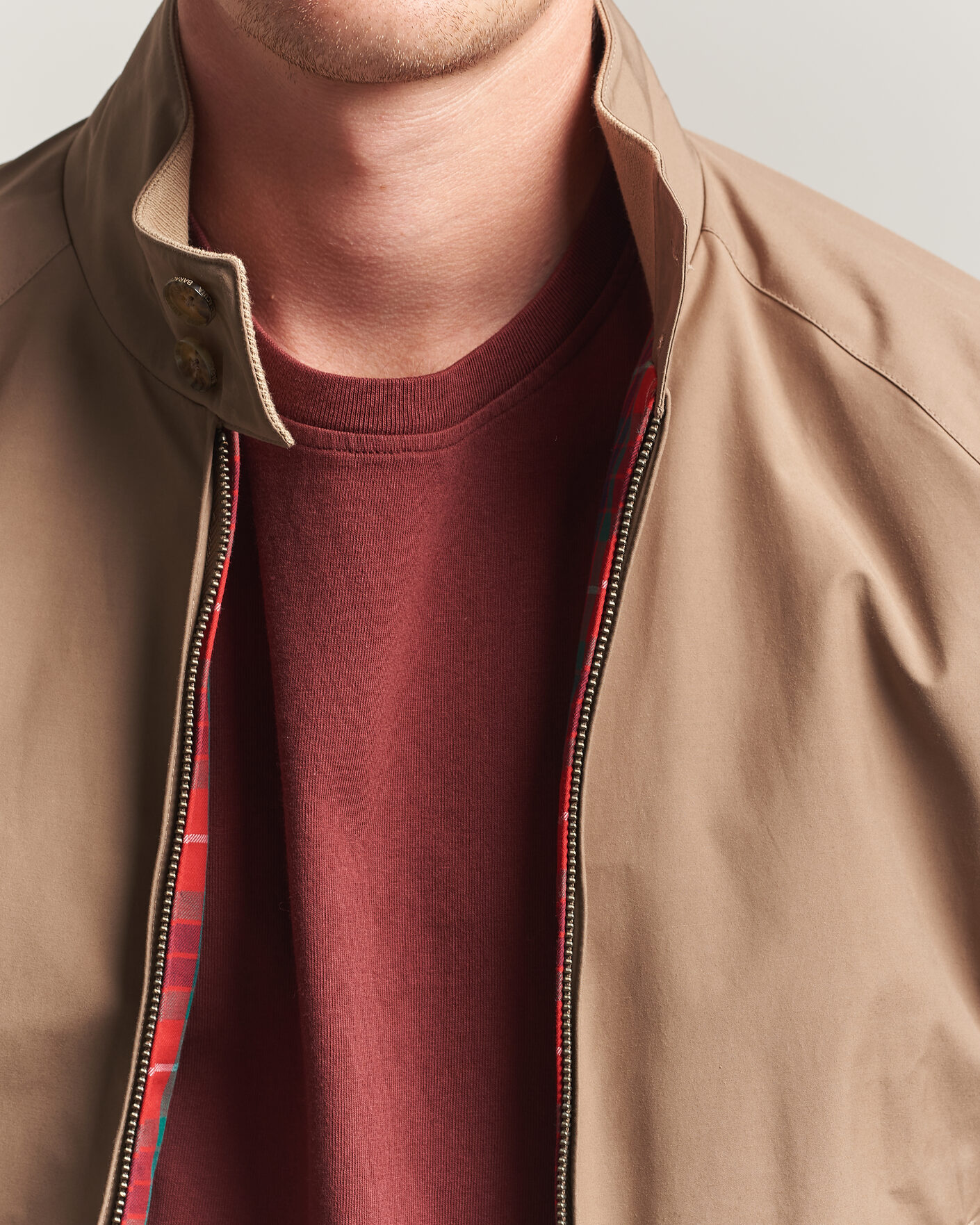 Hombres | Abrigos y chaquetas | Baracuta | G9 Original Harrington Jacket Tan