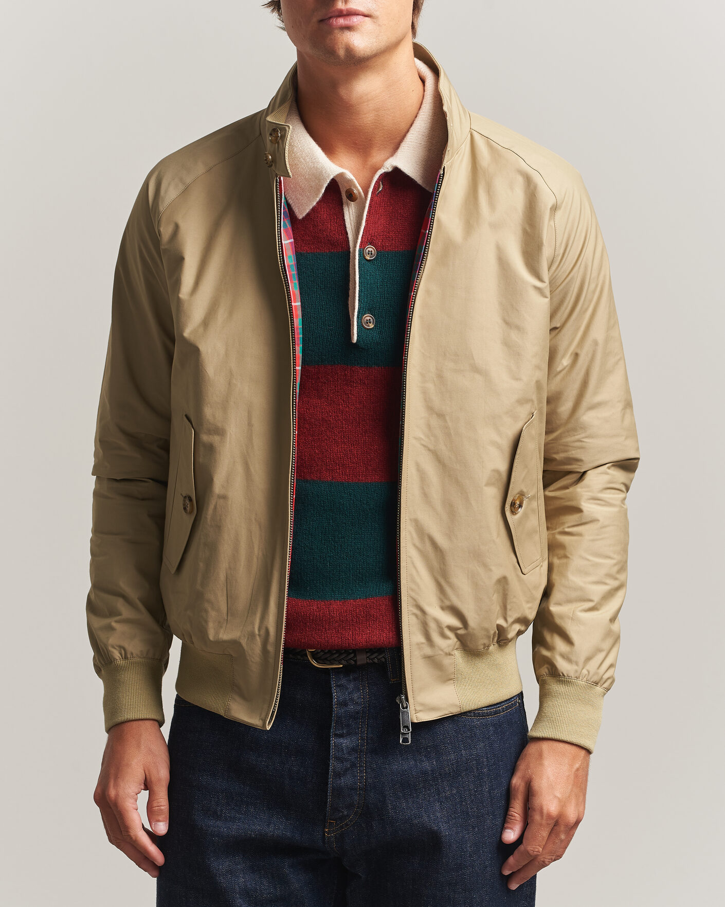 Hombres | Abrigos y chaquetas | Baracuta | G9 Original Harrington Jacket Natural