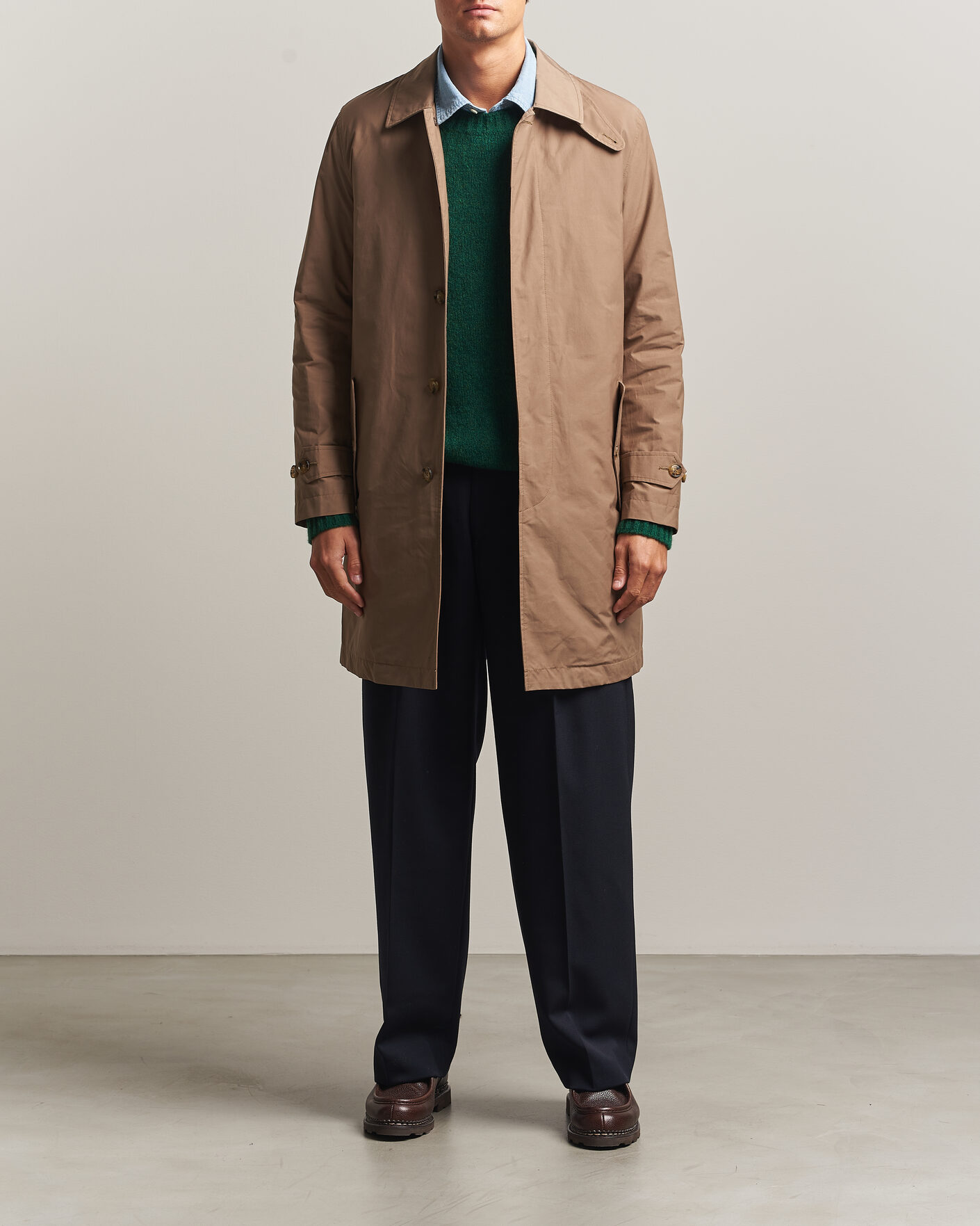 Hombres | Abrigos y chaquetas | Baracuta | G10 Detachable Cloth Coat Tan