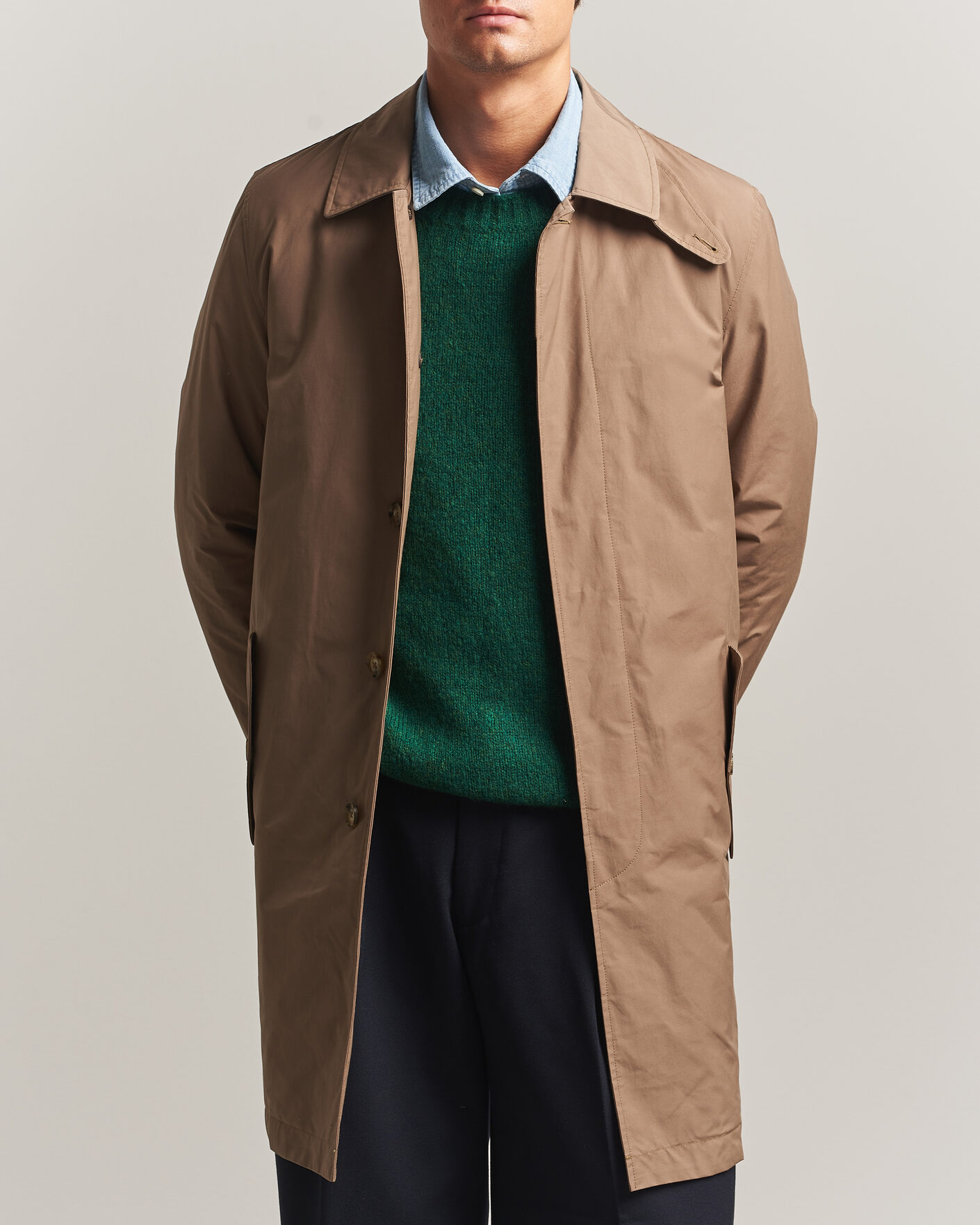 Hombres | Abrigos y chaquetas | Baracuta | G10 Detachable Cloth Coat Tan
