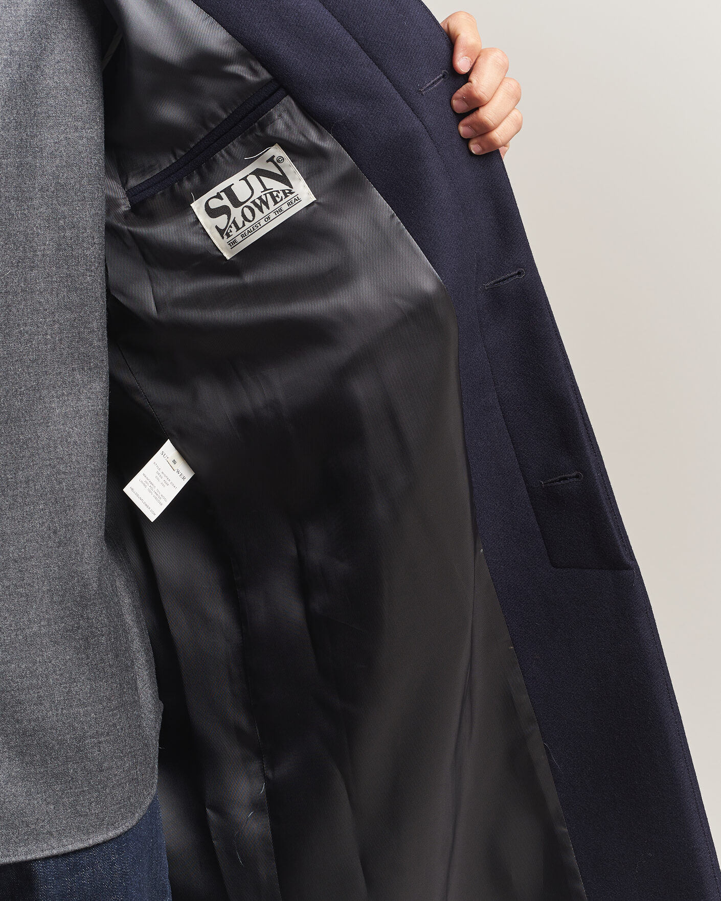 Hombres | Abrigos y chaquetas | Sunflower | Wool Blend Winter Coat Navy