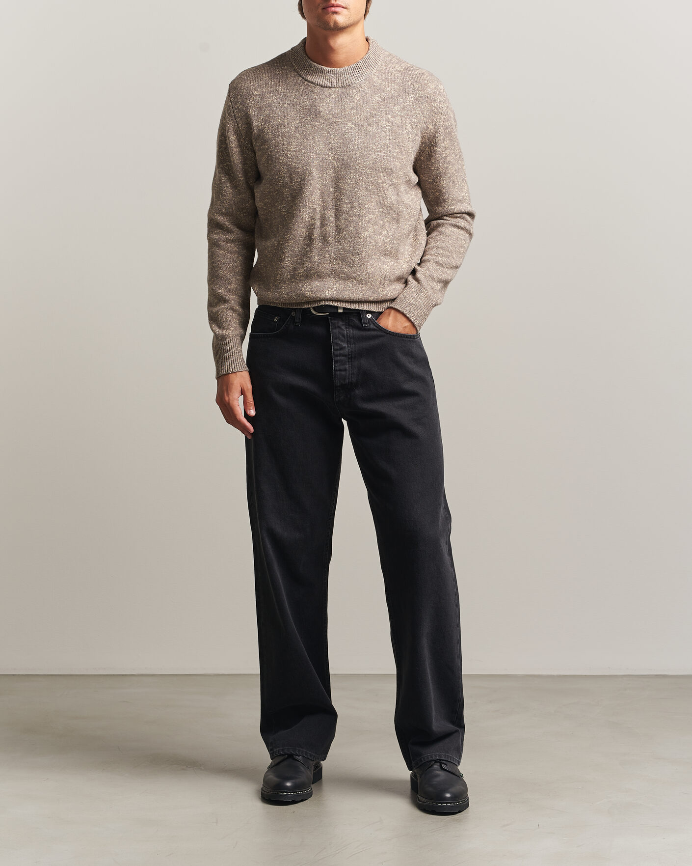 Hombres | Jerséis y prendas de punto | Sunflower | Moon Merino Sweater Sand