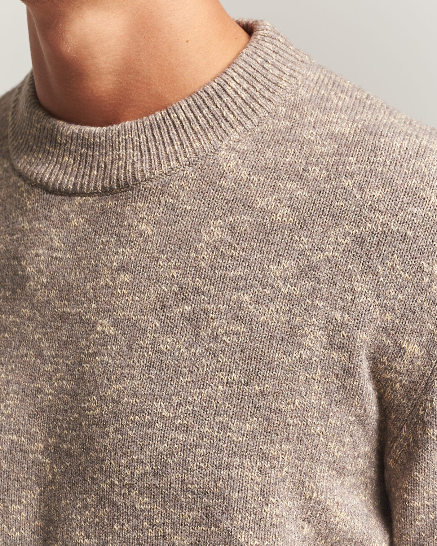 Hombres | Jerséis y prendas de punto | Sunflower | Moon Merino Sweater Sand