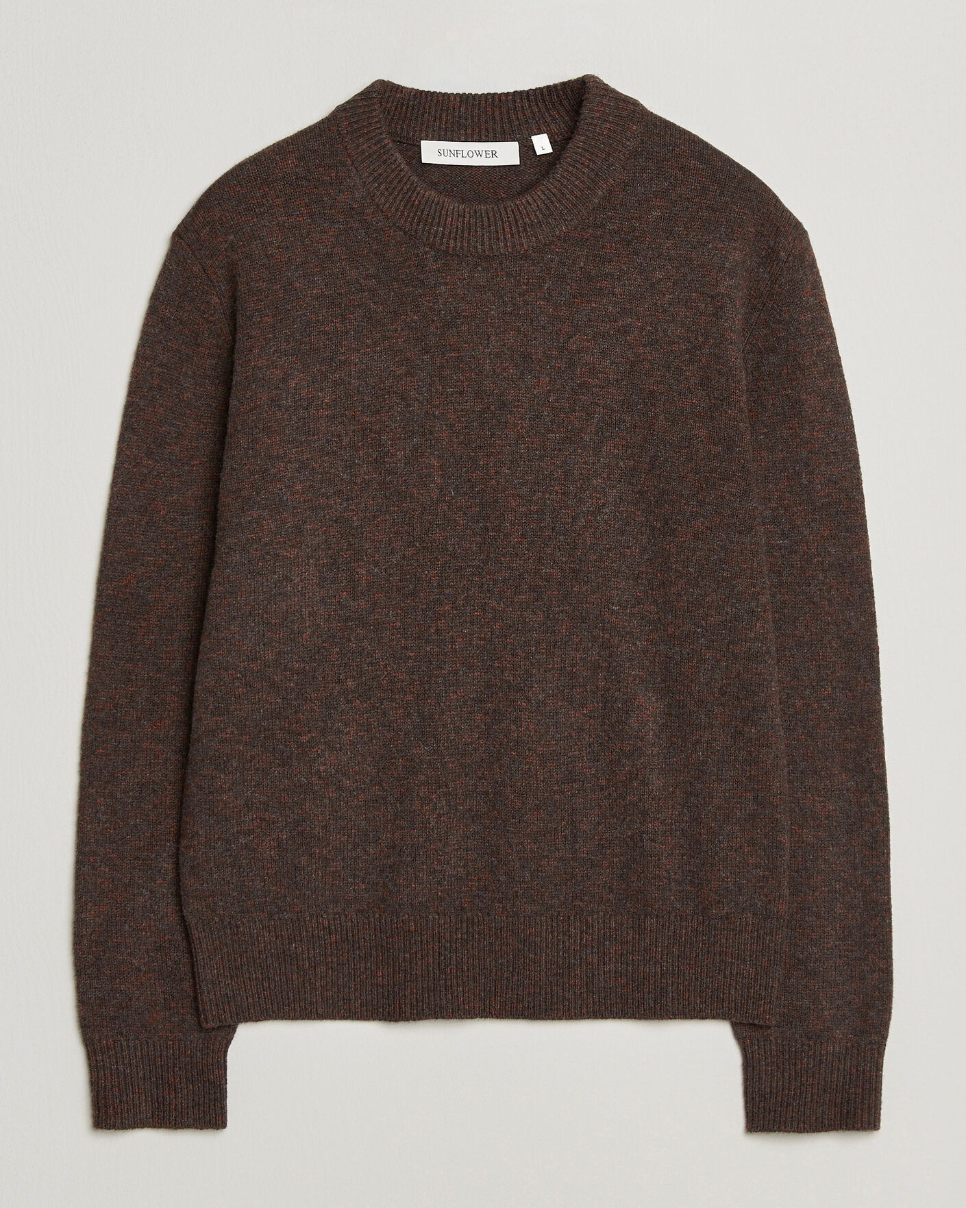 Hombres | Jerséis y prendas de punto | Sunflower | Moon Merino Sweater Brown