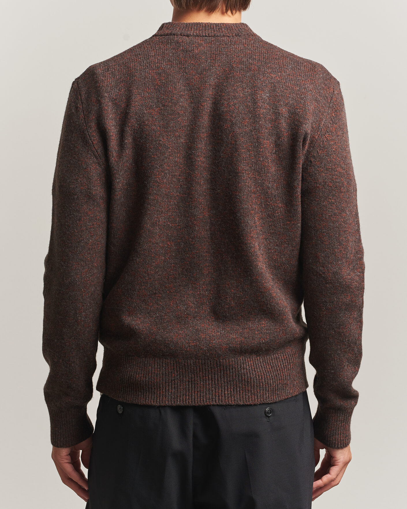 Hombres | Jerséis y prendas de punto | Sunflower | Moon Merino Sweater Brown
