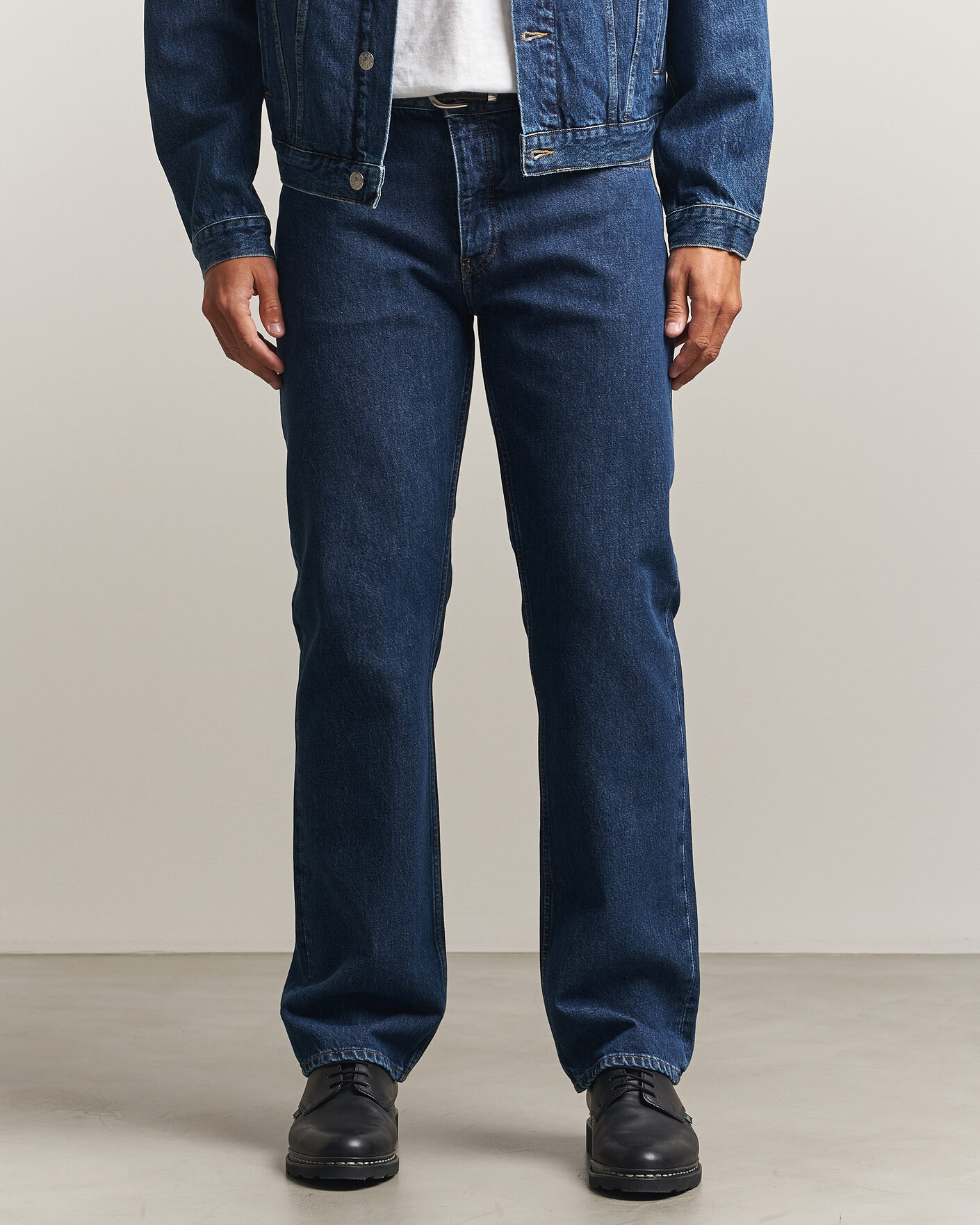 Hombres | Vaqueros | Sunflower | Low Straight Jeans Blue Wash