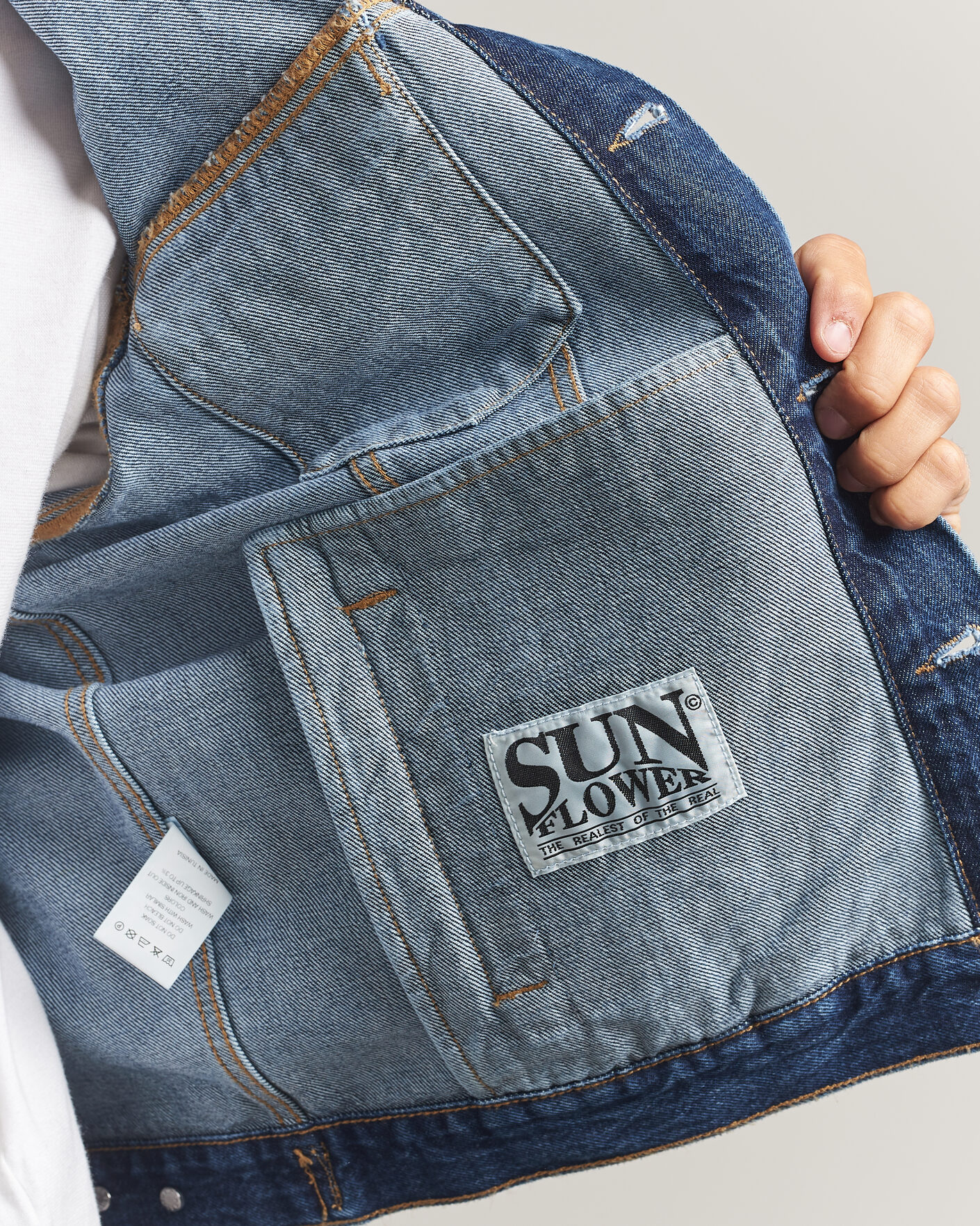 Hombres | Abrigos y chaquetas | Sunflower | Trucker Denim Jacket Blue Wash